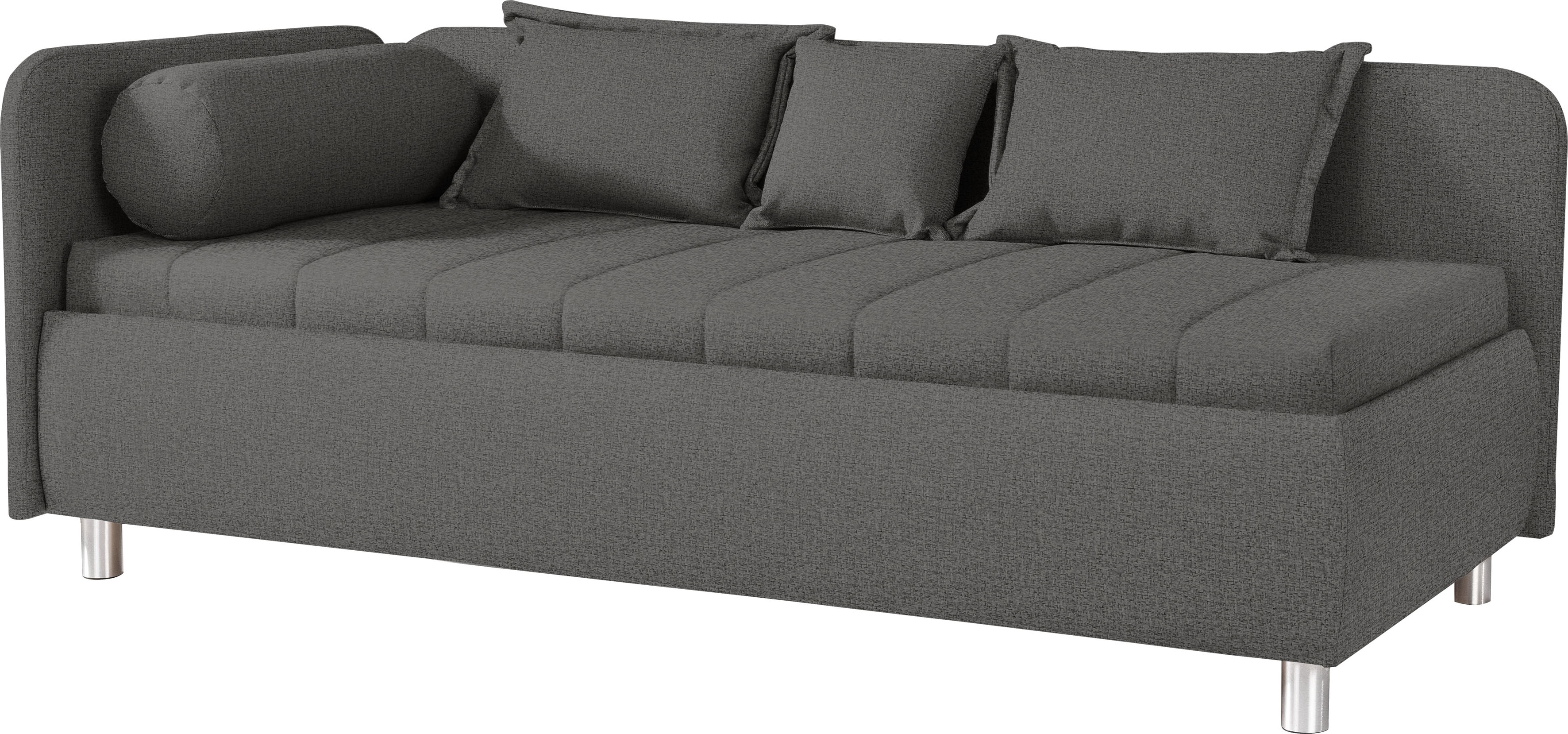 Thumbnail - alina Schlafsofa "Kiana" mit Bettkasten und Zierkissen, Liegefläche 90/200 cm oder 100/200 cm