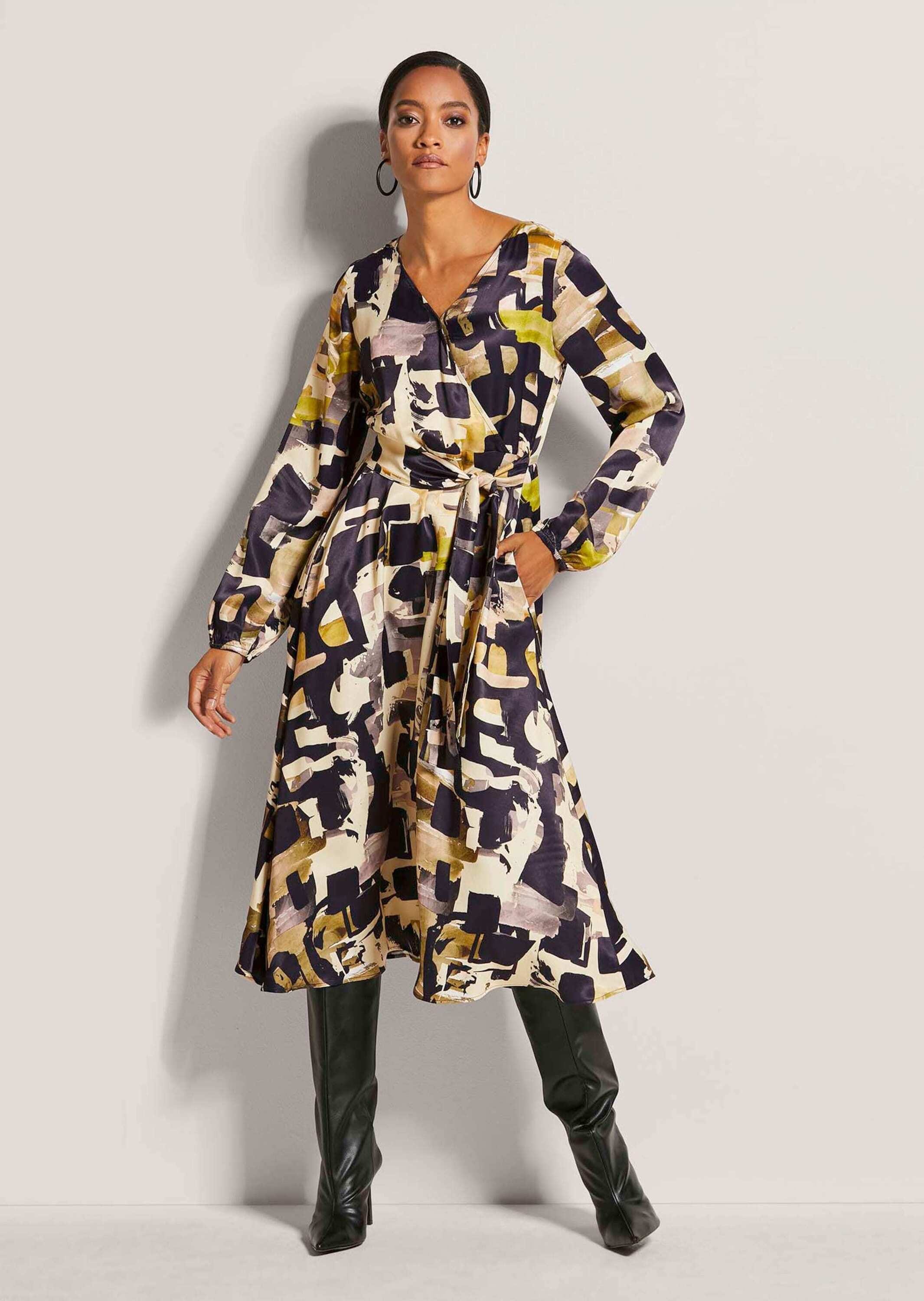 MADELEINE Midikleid »Kleid Kleid mit Bindegürtel«