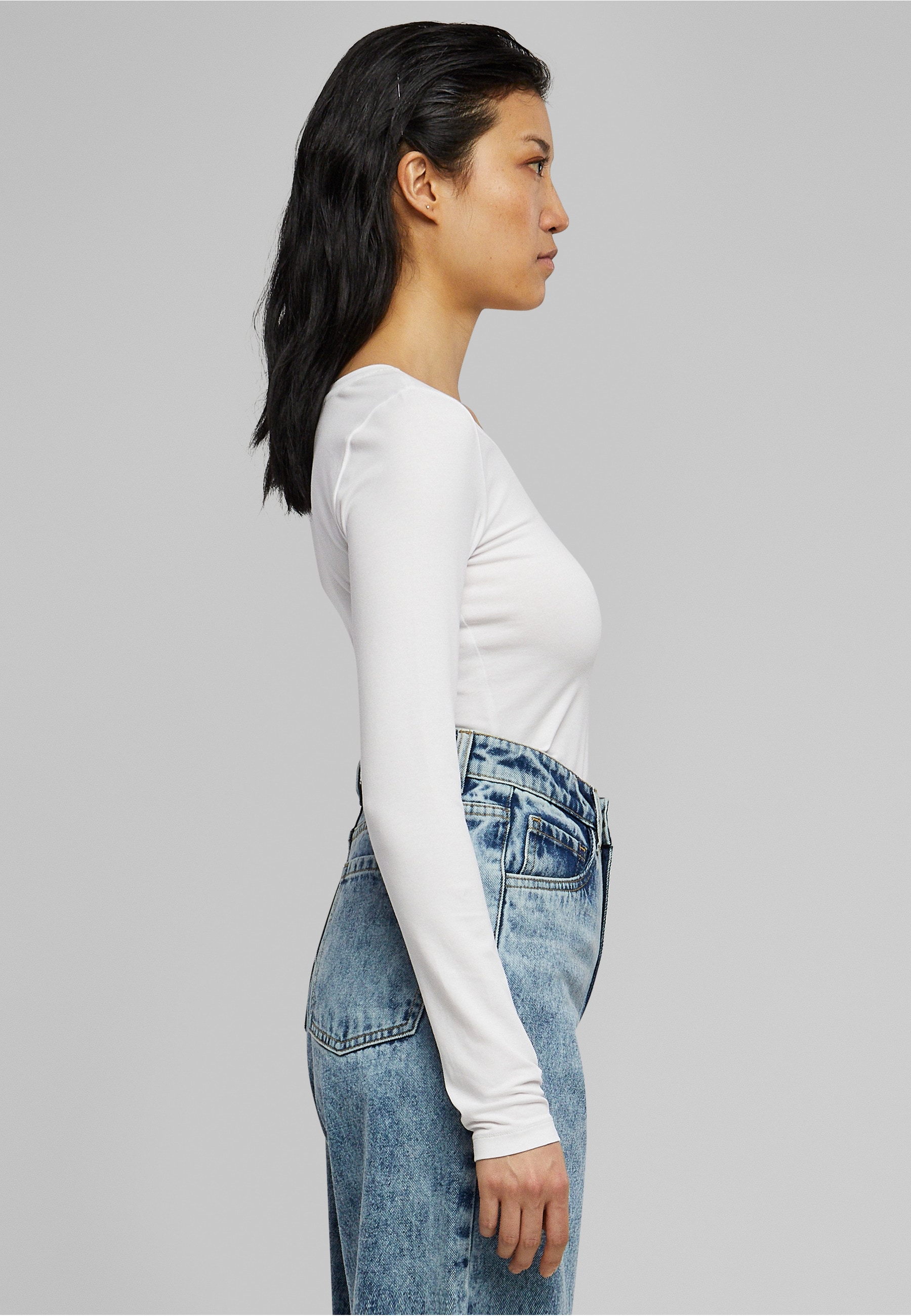 URBAN CLASSICS Body »Urban Classics Damen Ladies Stretch Jersey Longsleeve Body«