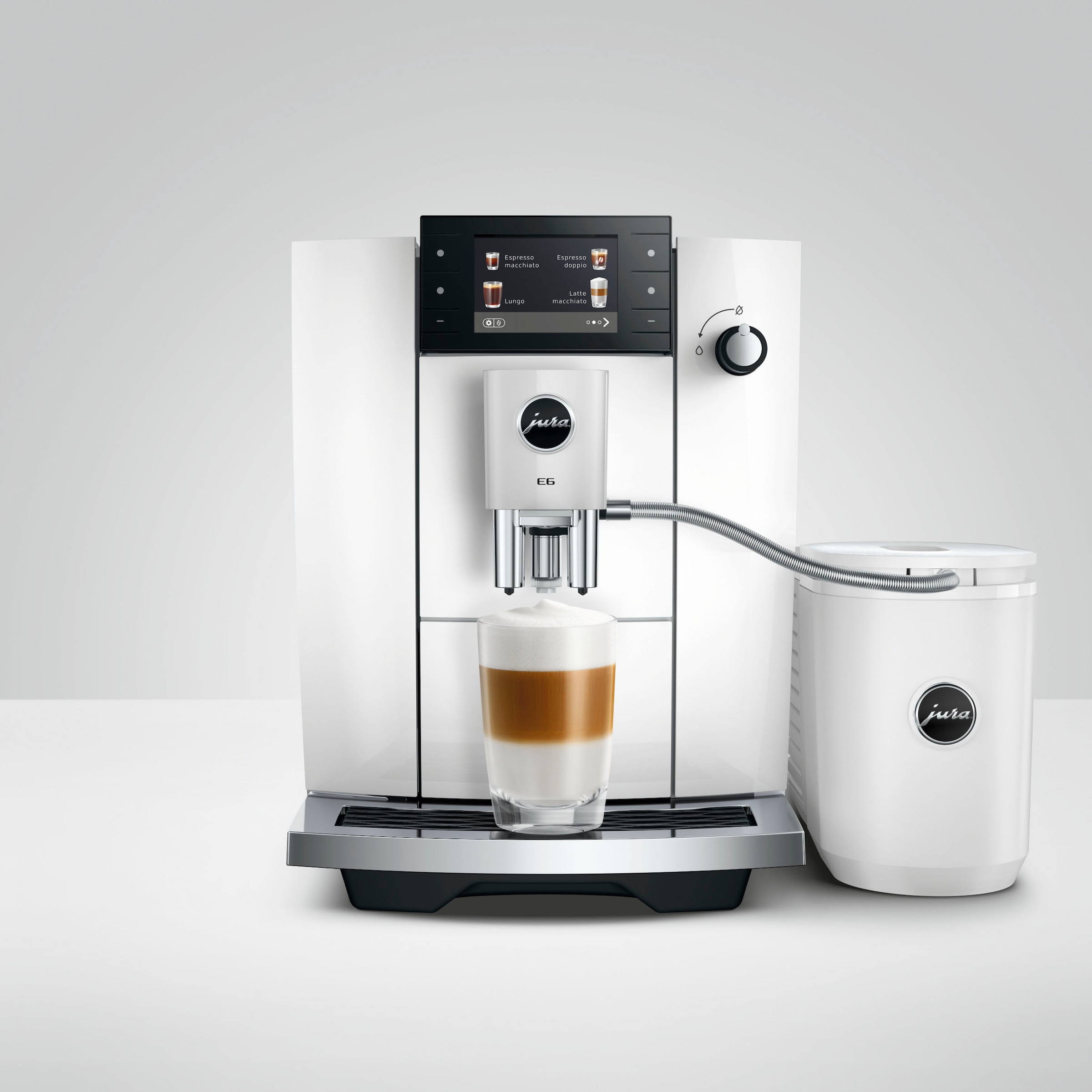 JURA Kaffeevollautomat »E6 Piano White (ED)«