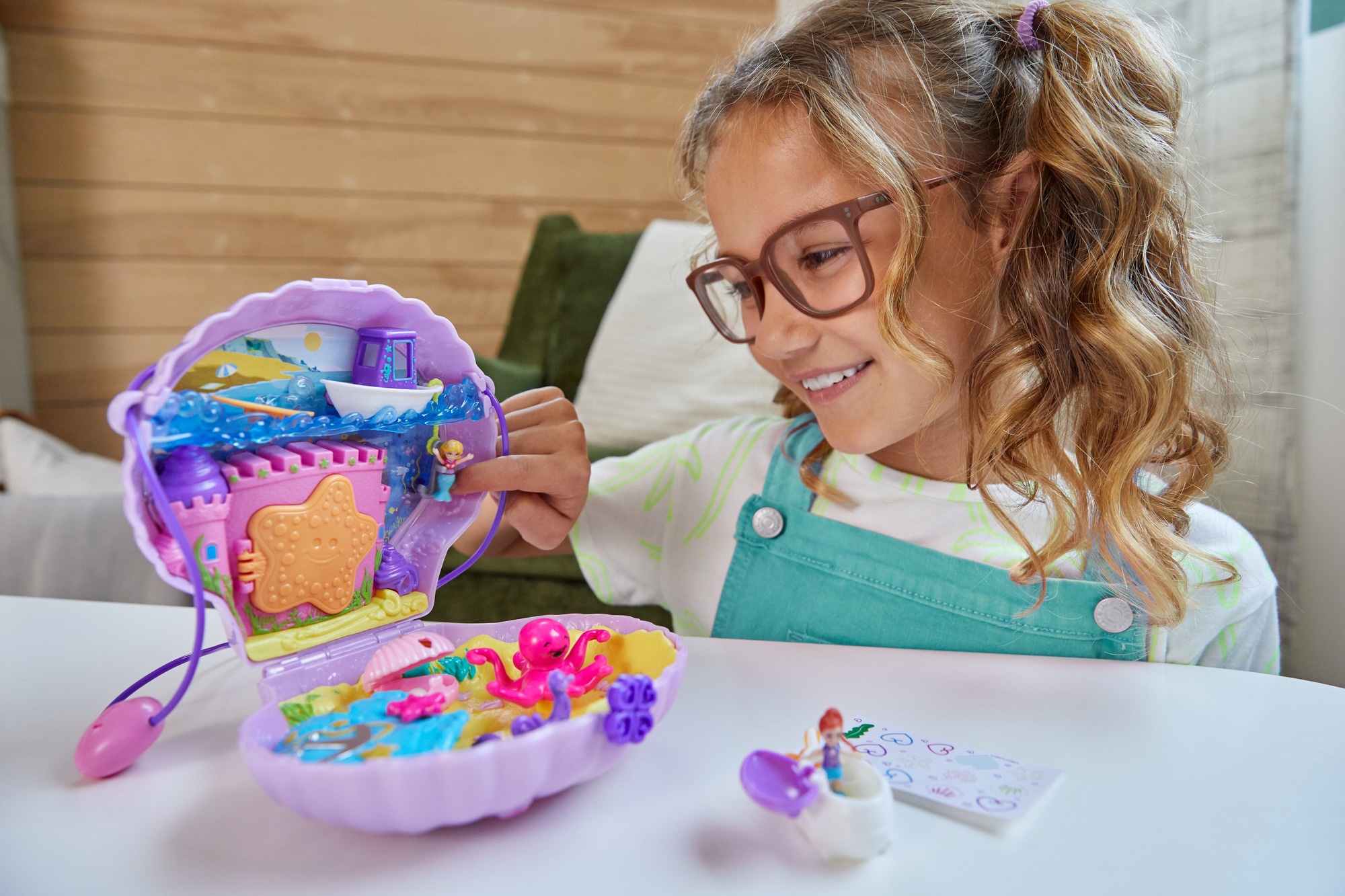 Polly Pocket Spielwelt »Muschel-Tasche«, Sammelfigur