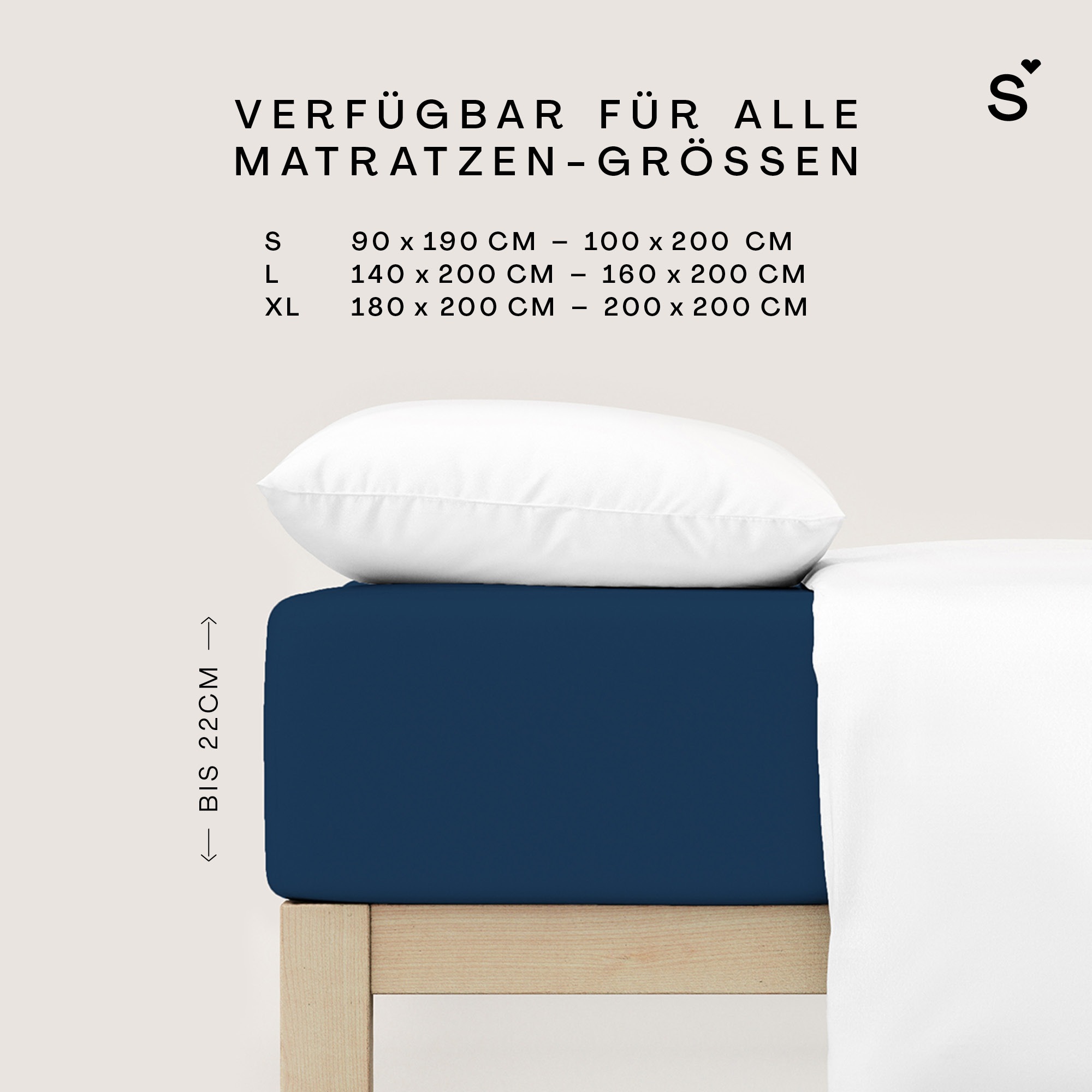 Thumbnail - Schlafgut Spannbettlaken "Basic Cotton Spannbettlaken" Preiseinstiegsmodell