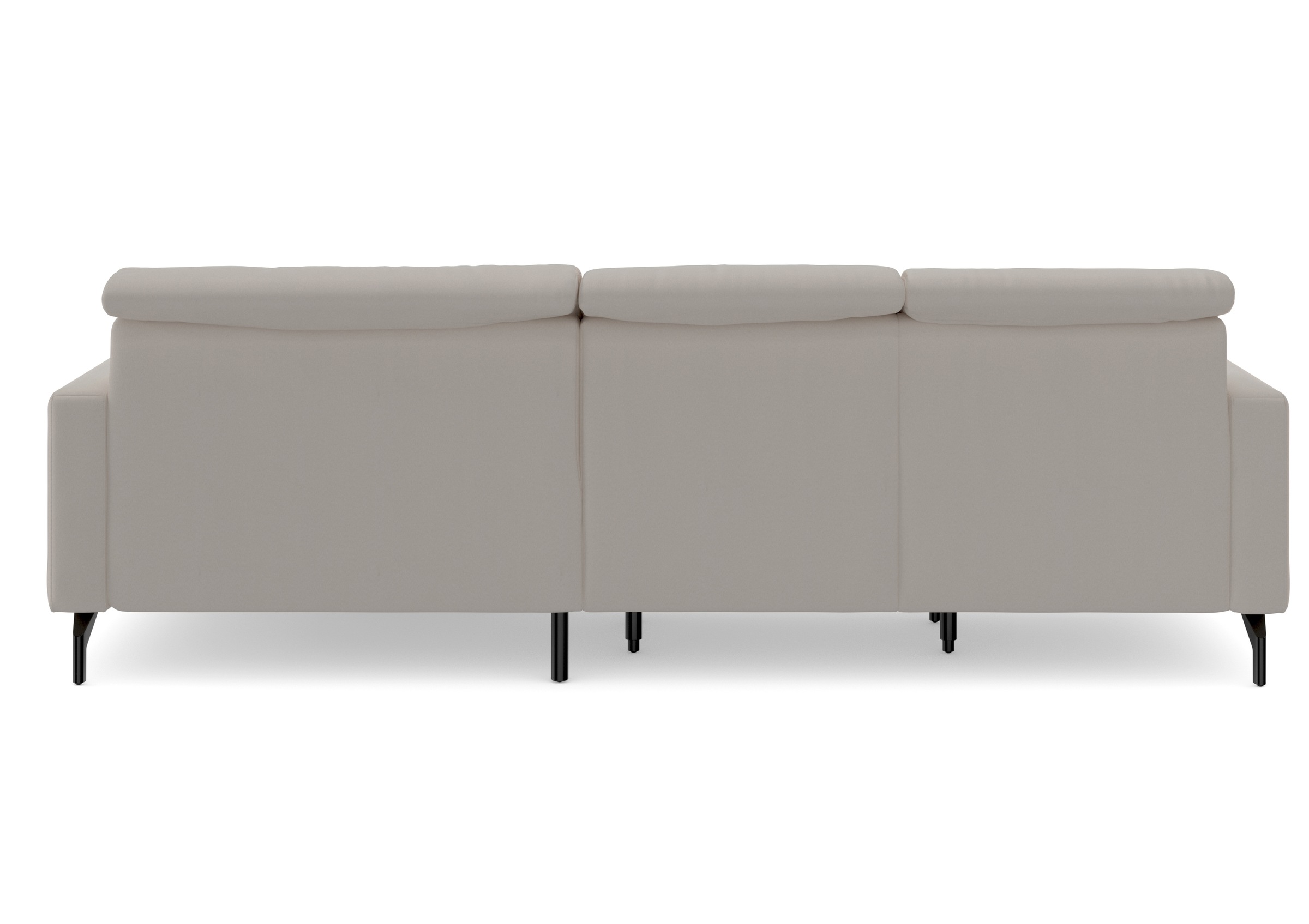 Ecksofa SIT & MORE "Bailando L-Form", beige (creme), B:251cm H:84cm T:163cm, Sofas, Ecksofa, wahlweise mit Kopfteilverstellung und Vorziehsitz, motorisch 6