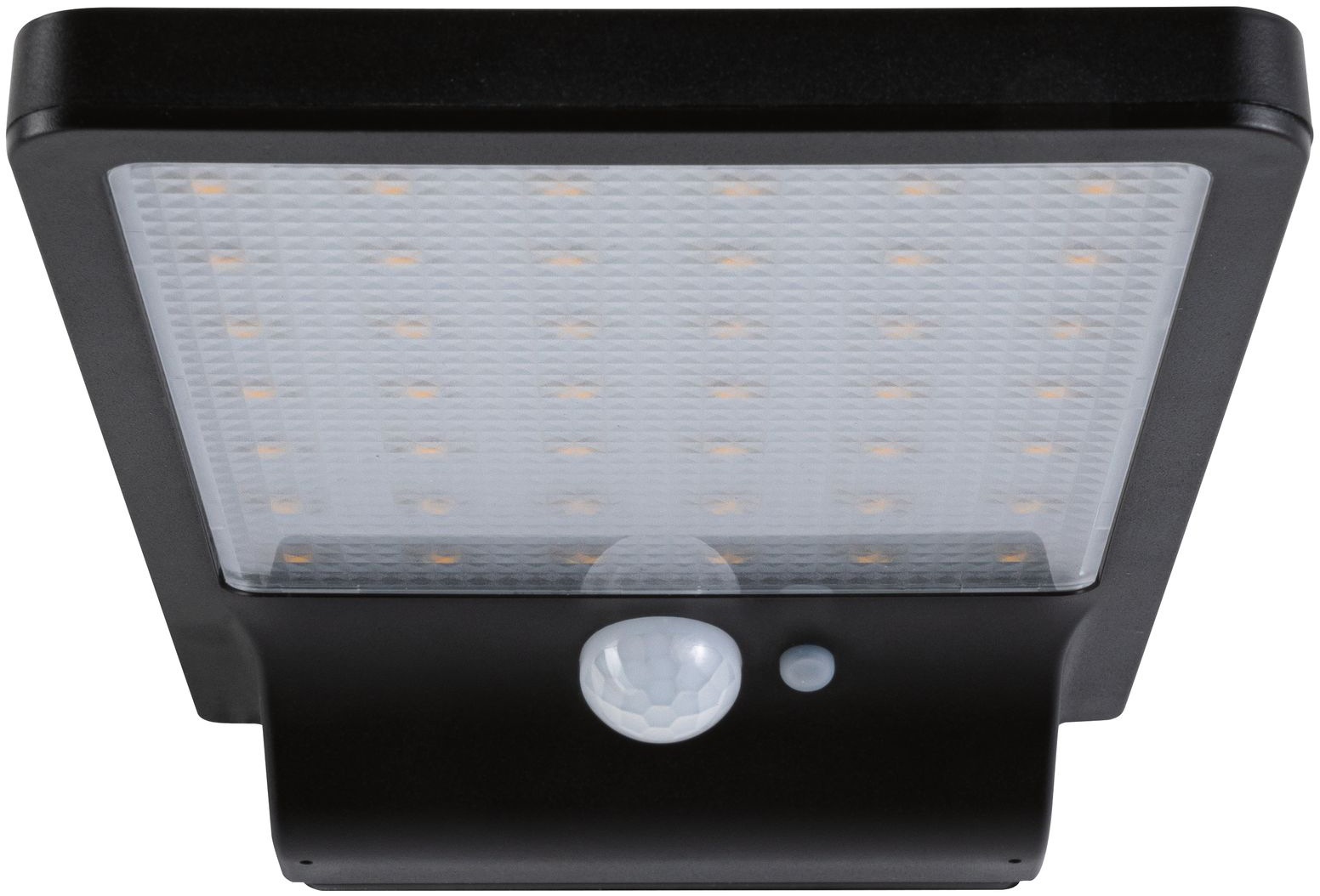 Paulmann Außen-Wandleuchte »Solveig«, 1 flammig, Leuchtmittel LED-Modul | LED fest integriert, Schwarz IP44 Warmweiß mit Dämmerungssensor und Bewegungsmelder