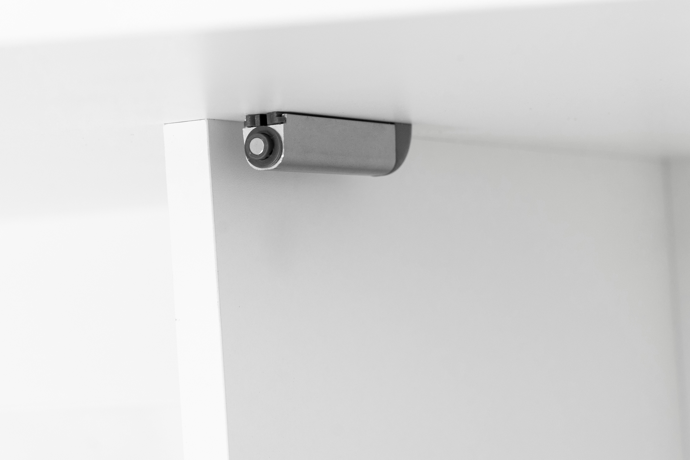 OTTO home Eckschreibtisch »AVRIL« viel Stauraum, Push-to-Open, Breite: 90 cm