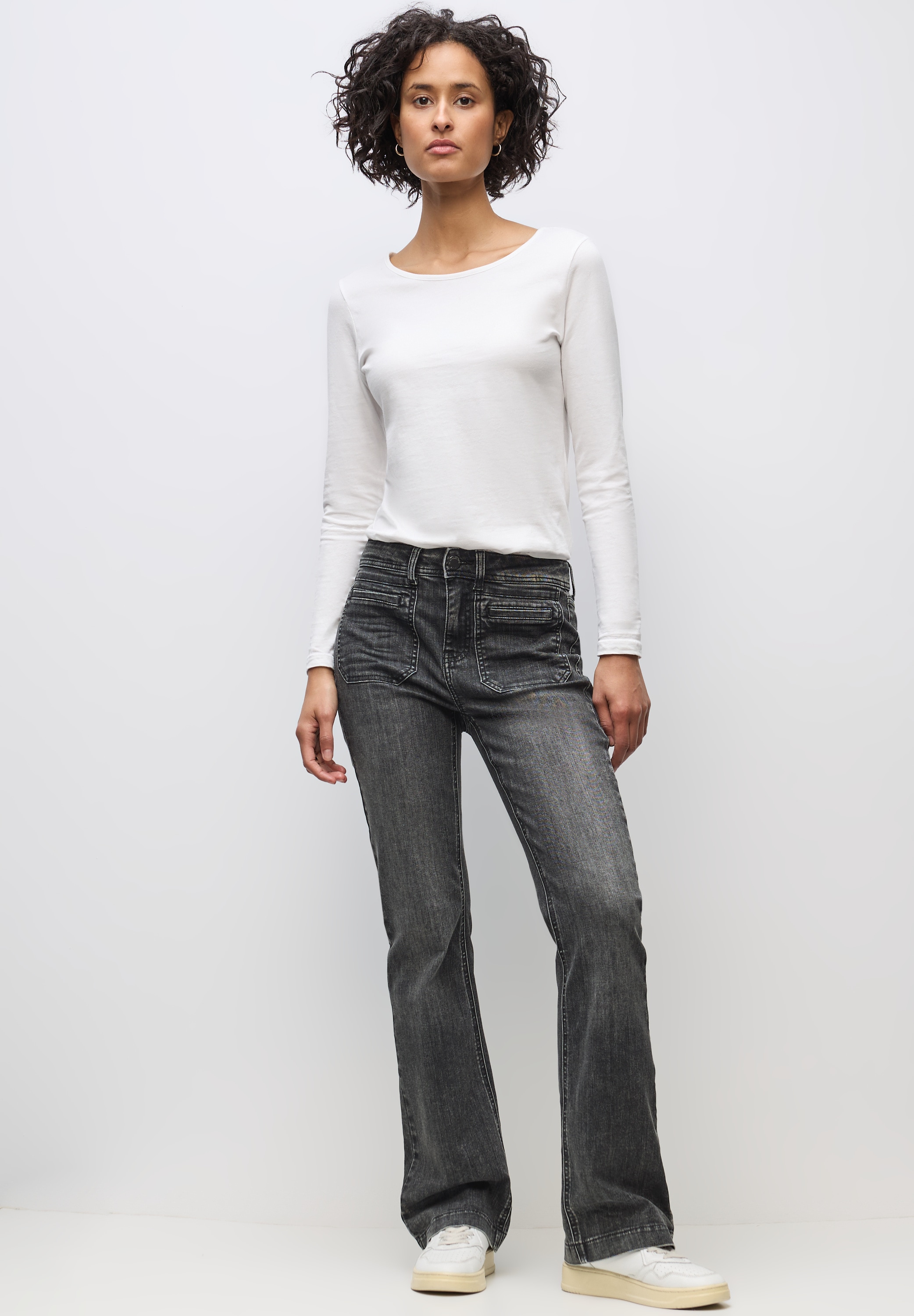 STREET ONE Slim-fit-Jeans, High Waist