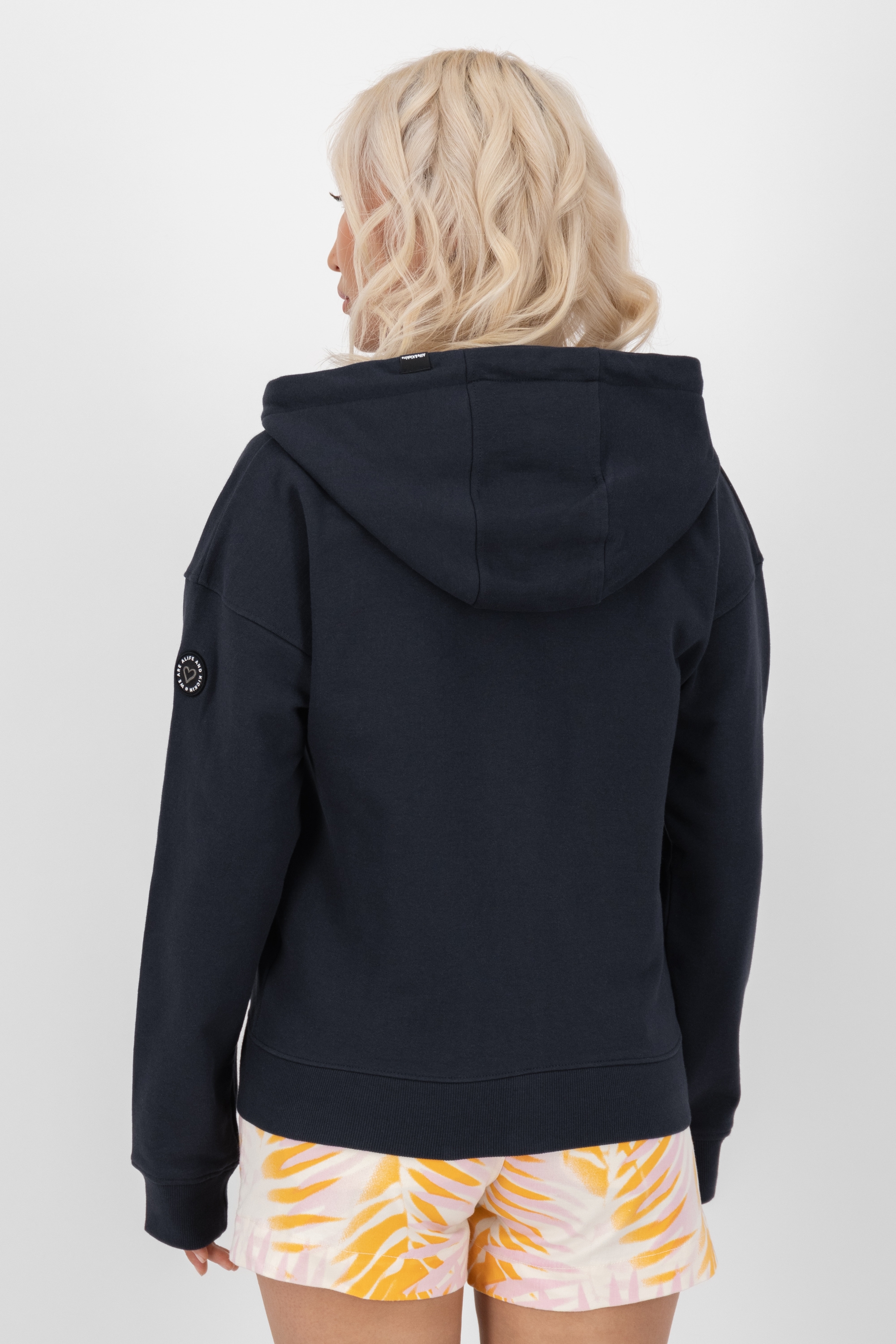 Alife & Kickin Kapuzensweatjacke »Damen TwiggyAK A«, Basic Hoodie Kapuzenpullover, Sweatshirt mit Kapuze