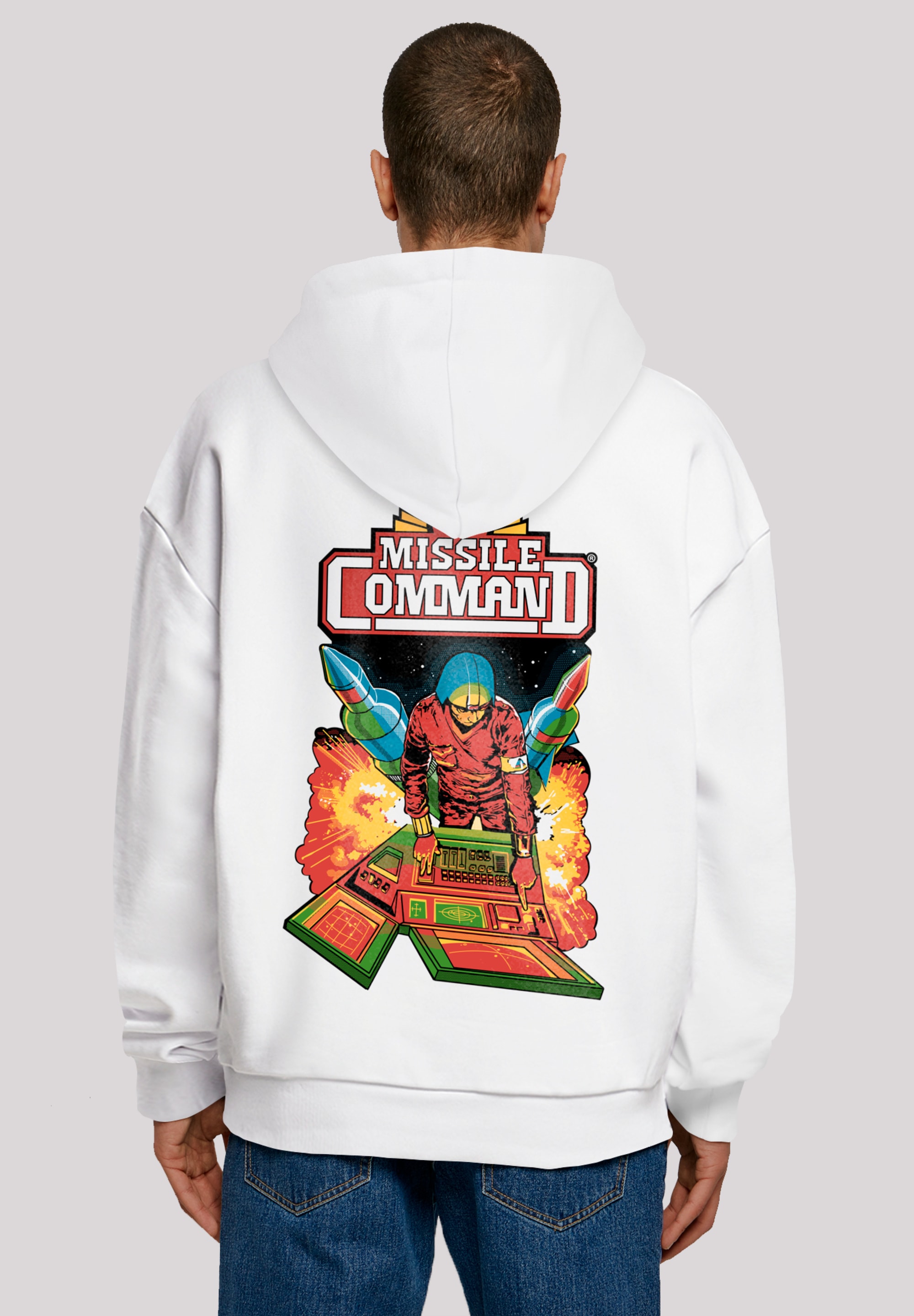 F4NT4STIC Kapuzenpullover »Atari Games Red Retro Gaming«, Premium Qualität