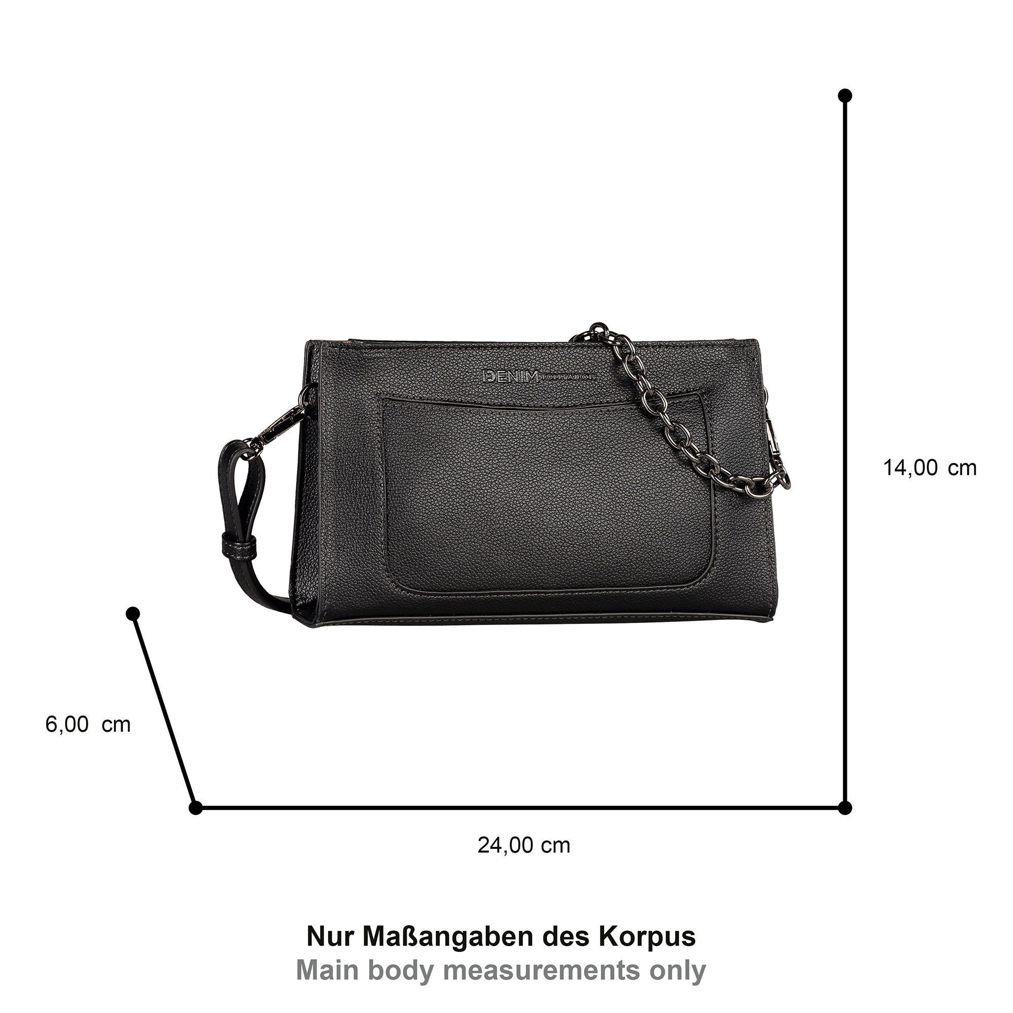 TOM TAILOR Denim Umhängetasche "Lennon" Damen Schultertasche, Handtasche mi günstig online kaufen