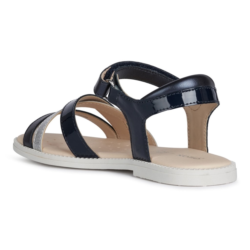 Geox Riemchensandale »J SANDAL KARLY GIRL«, Sommerschuh, Sandalette, Klettschuh, mit Klettverschluss