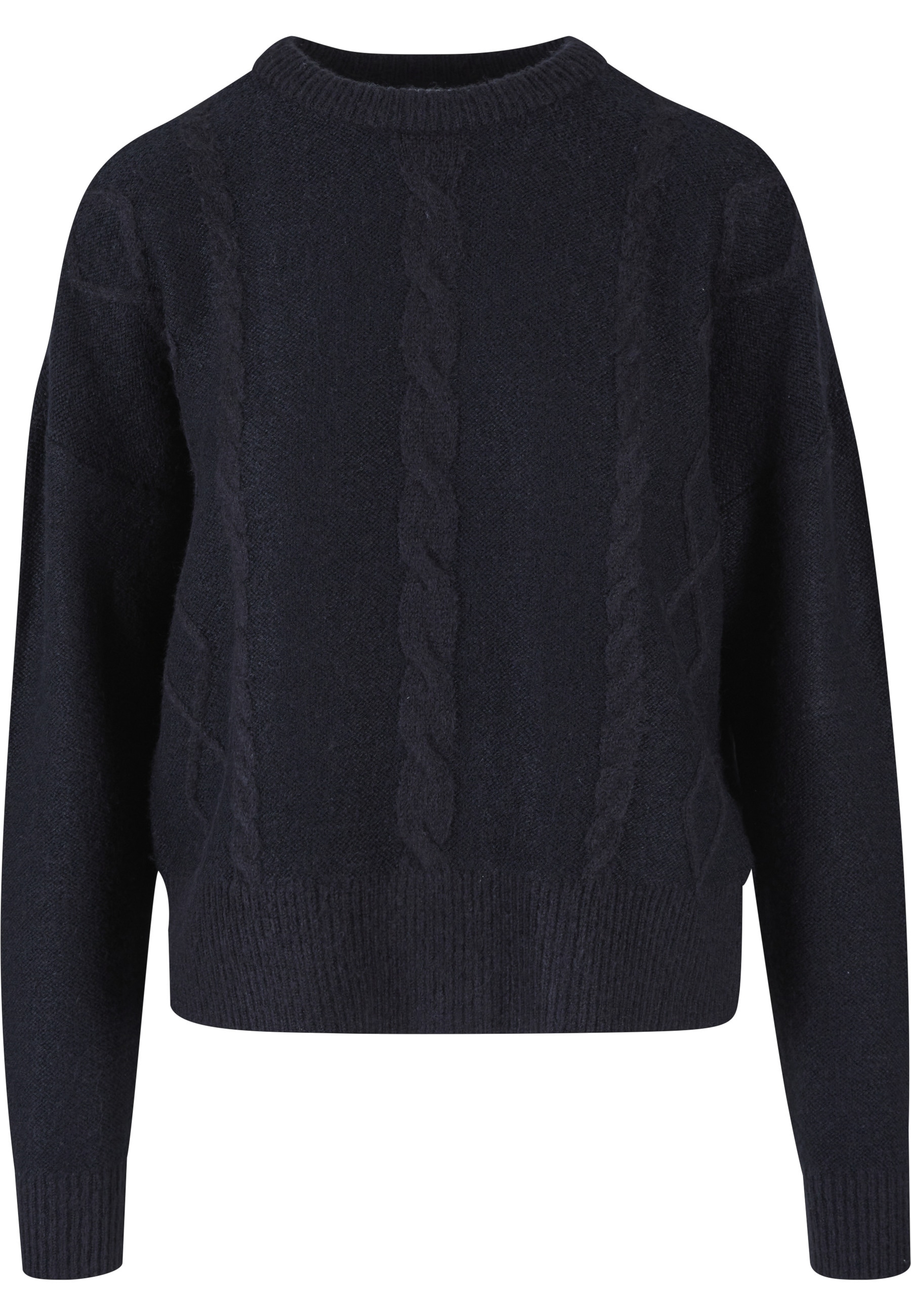 URBAN CLASSICS Sweater "Urban Classics Damen Ladies Cabel Knit Sweater" günstig online kaufen