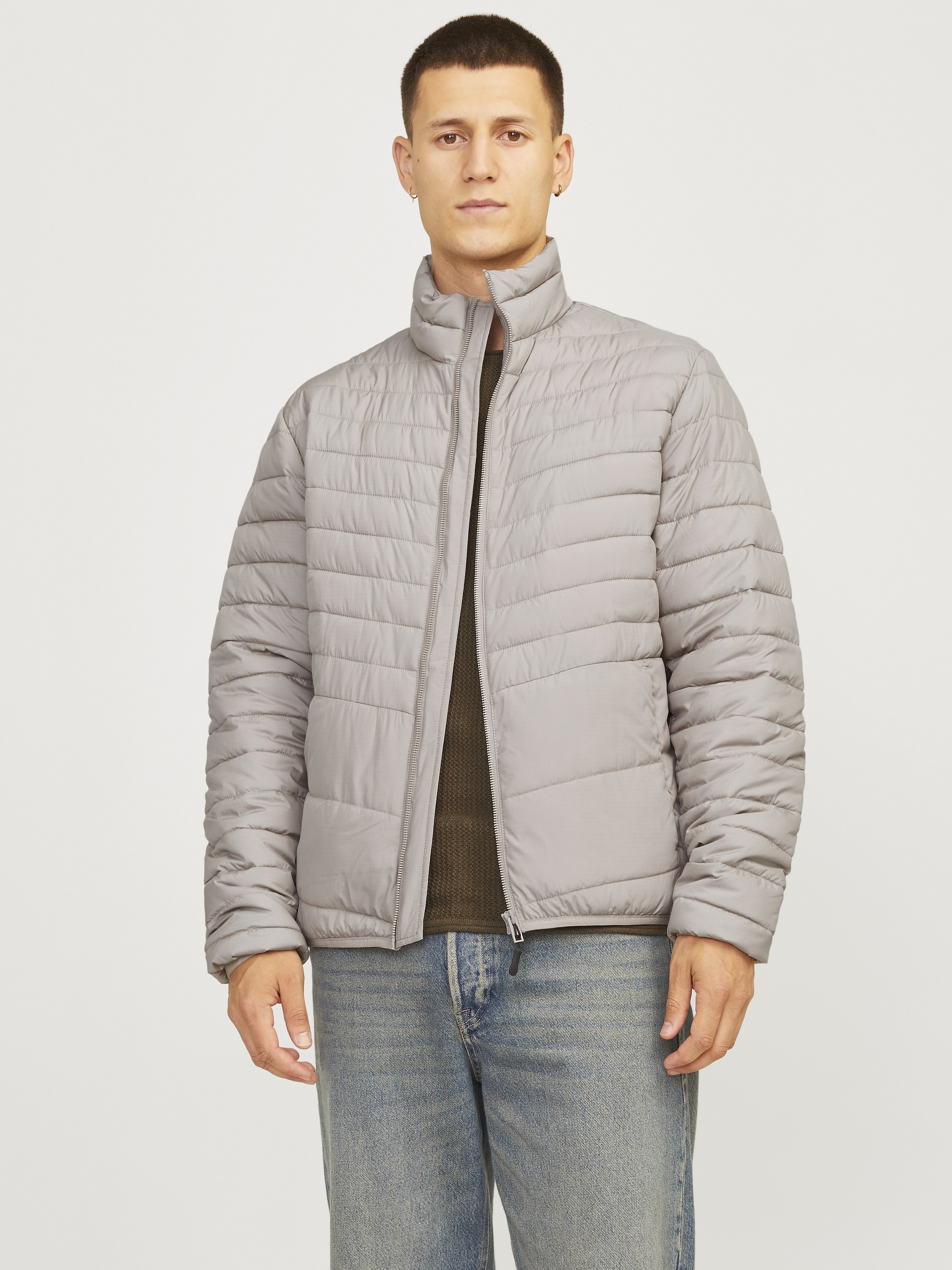 Jack & Jones Steppjacke "JJESTATE PACKABLE PUFFER COLLAR NOOS" ohne Kapuze günstig online kaufen