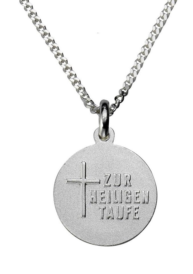 Firetti Kette mit Anhänger »Schmuck Geschenk Silber 925 Halsschmuck  Halskette Panzerkette Engel«, zu Hoodie, Kleid, Shirt, Jeans, Sneaker! Anlass  Geburtstag Weihnachten | BAUR