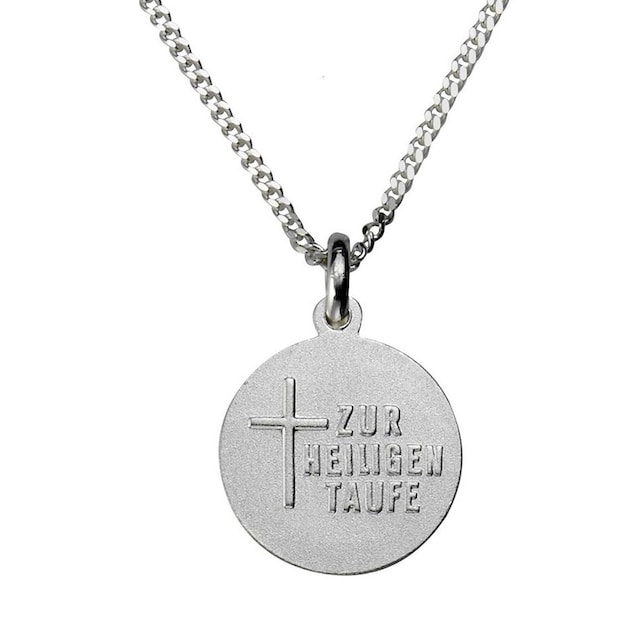 Firetti Kette mit Anhänger »Schmuck Geschenk Silber 925 Halsschmuck  Halskette Panzerkette Engel«, zu Hoodie, Kleid, Shirt, Jeans, Sneaker! Anlass  Geburtstag Weihnachten | BAUR