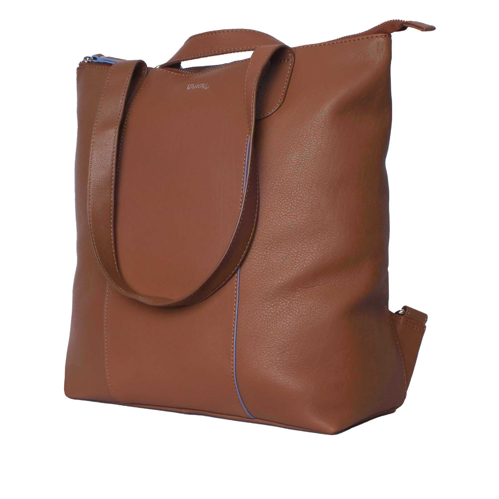 Vargu Cityrucksack »Hana 1«, Shopper-Rucksack aus LWG zertifiziertem Leder