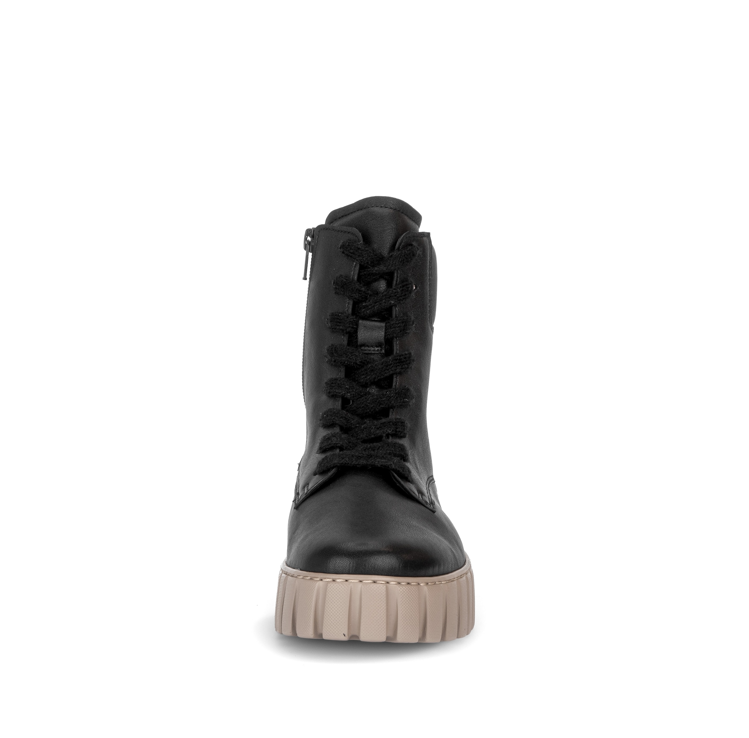 Gabor Schnürboots  Plateau, Herbstboots mit gepolstertem Schaftrand, G-Weite
