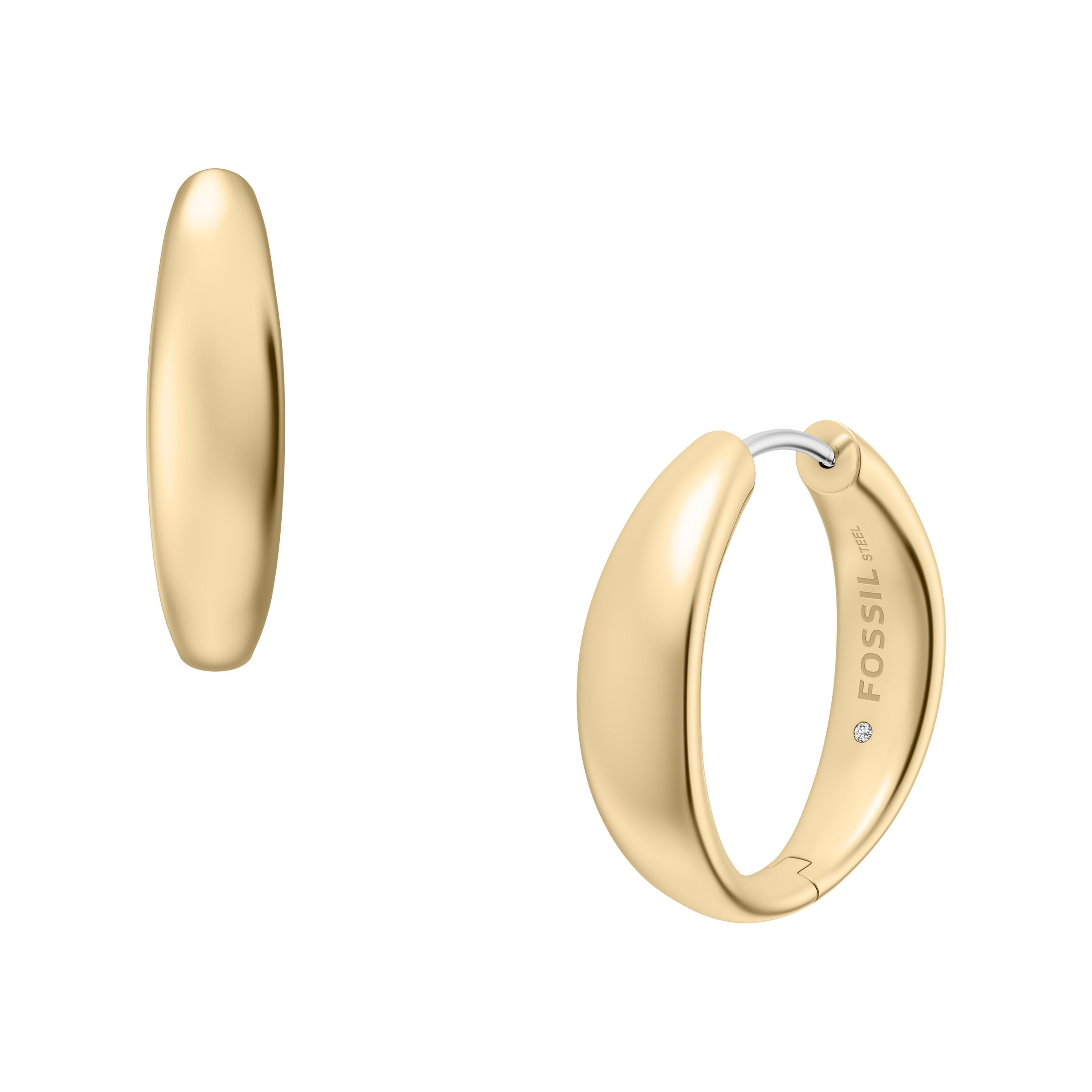 Fossil Paar Creolen »Ellis«
