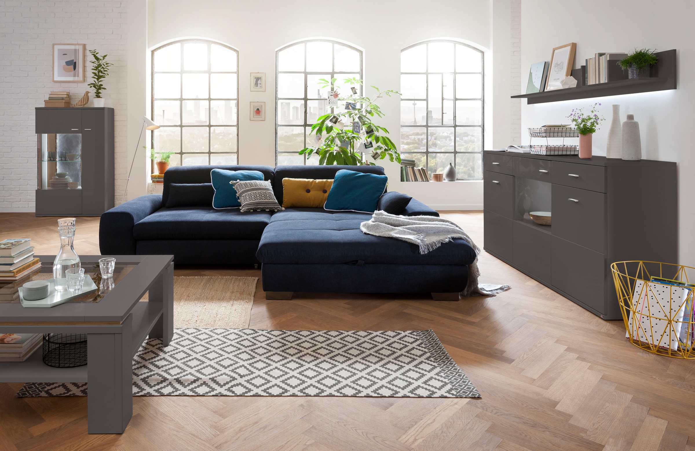 set mit Typ bestellen Glasplatte getönter Couchtisch BAUR und | »TACOMA«, one Musterring 66, 65 by