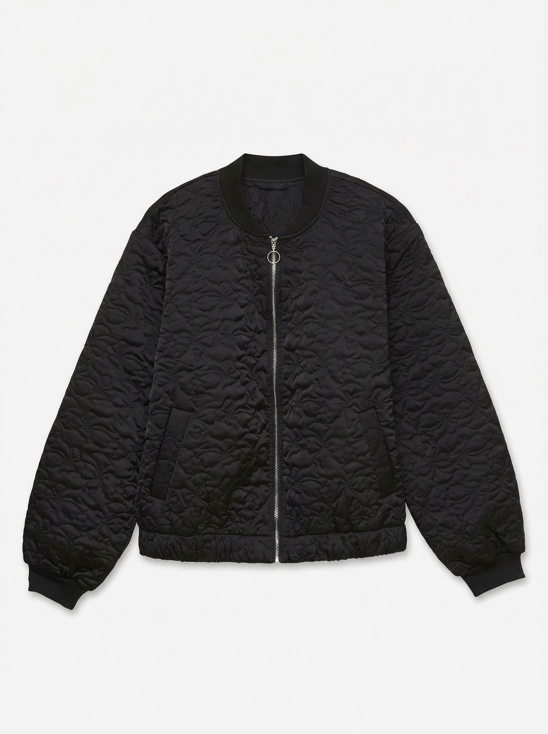Vero Moda Blouson "VMCARA BOMBER WVN NOOS" Materialmix, gesteppte Details