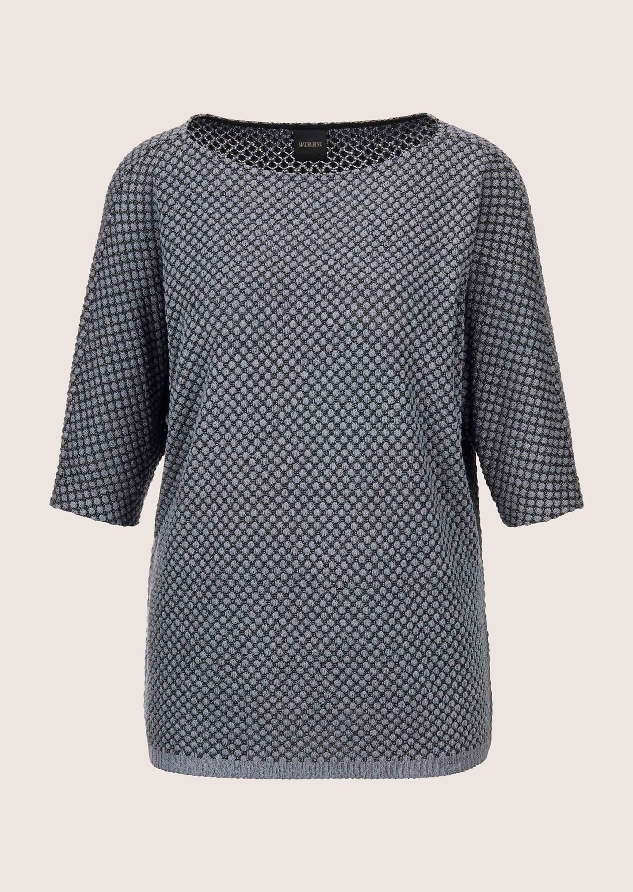 MADELEINE 3/4-Arm-Shirt "Sweatshirt Oversize-Shirt mit Fledermaus-Ärmeln"
