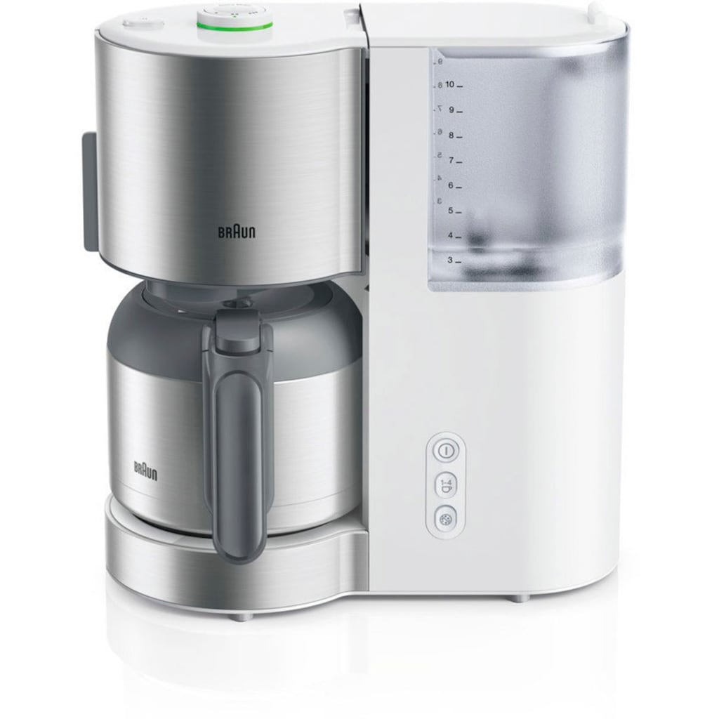 Braun Filterkaffeemaschine »ID Collection KF 5105 WH weiß«