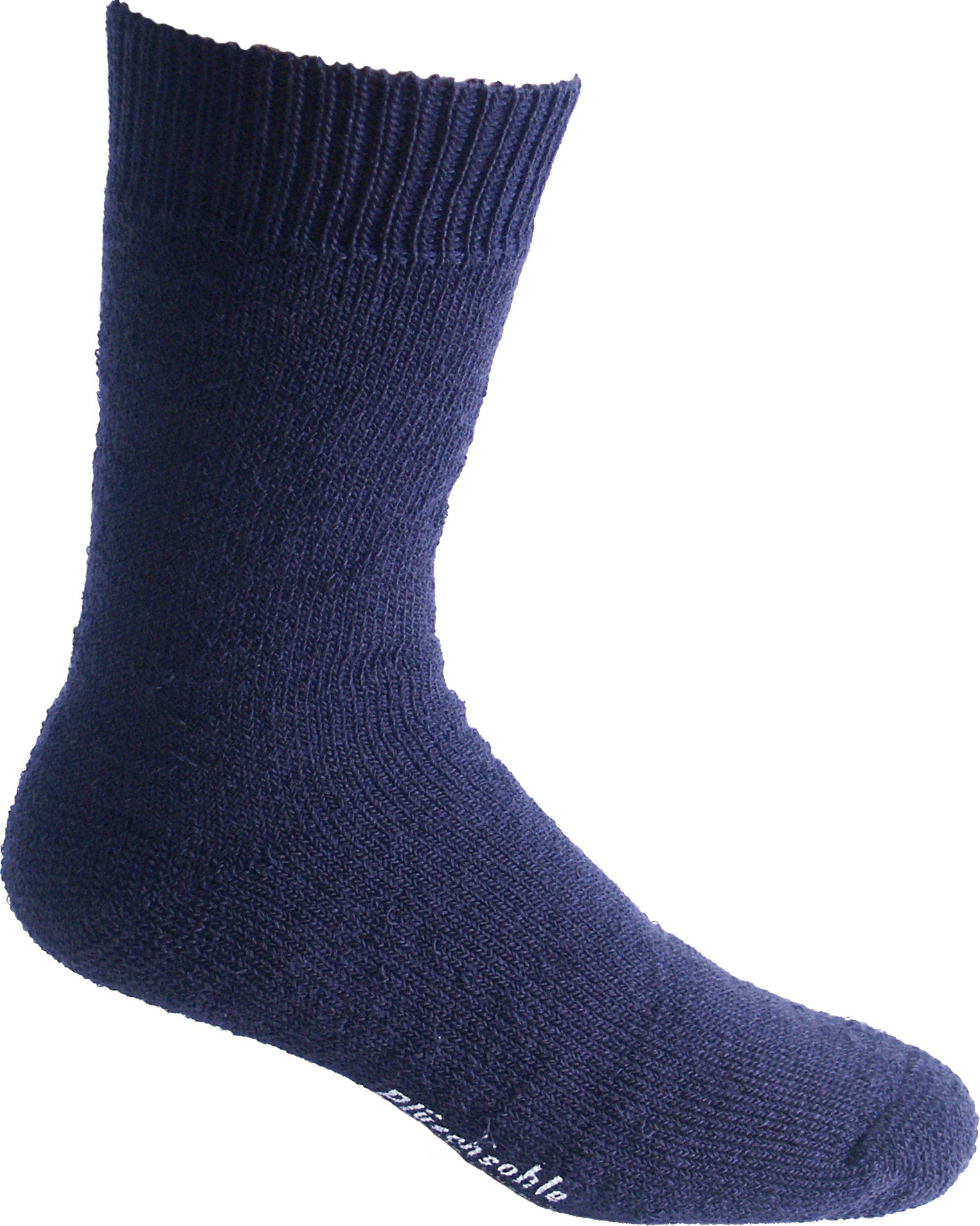 NORDPOL Arbeitssocken "Socken 3 Paar Vollplüsch-Socke kurz 7000 blau 70% Wolle / 30% Polyester", 48, blau, Socken
