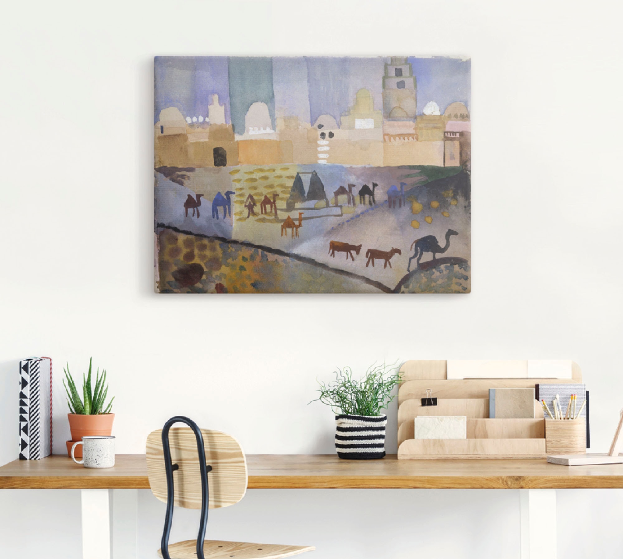 Artland Leinwandbild »Kairouan I. 1914.«, Afrika, (1 St.), auf Keilrahmen gespannt