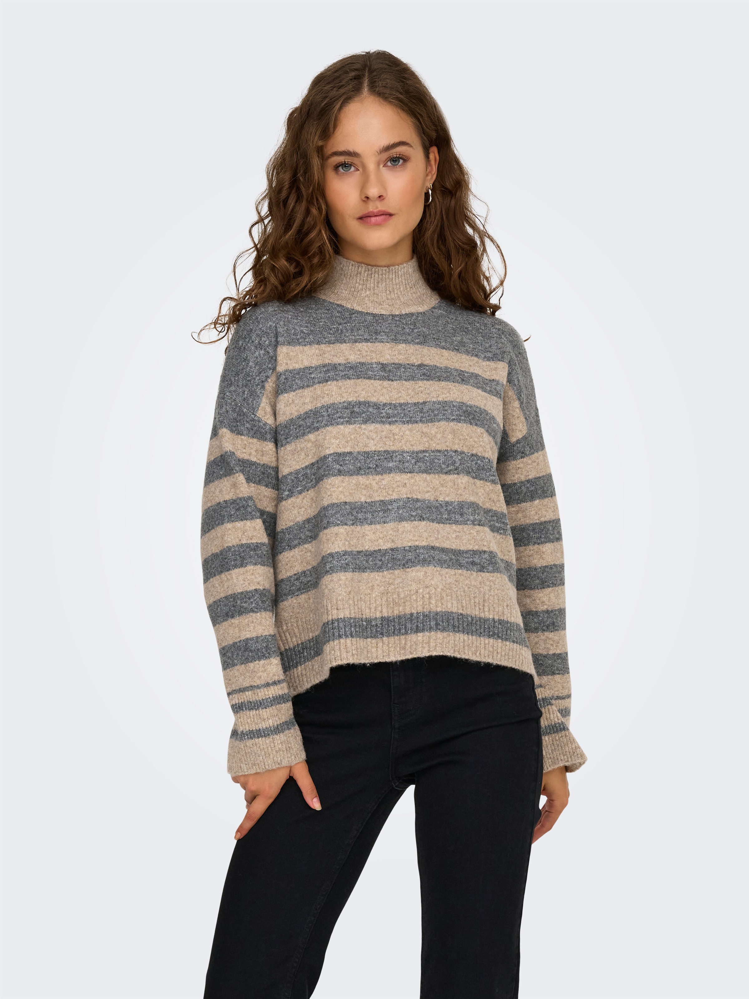 ONLY Strickpullover "ONLHEIDI LS HIGHNECK PULLOVER KNT NCA" günstig online kaufen