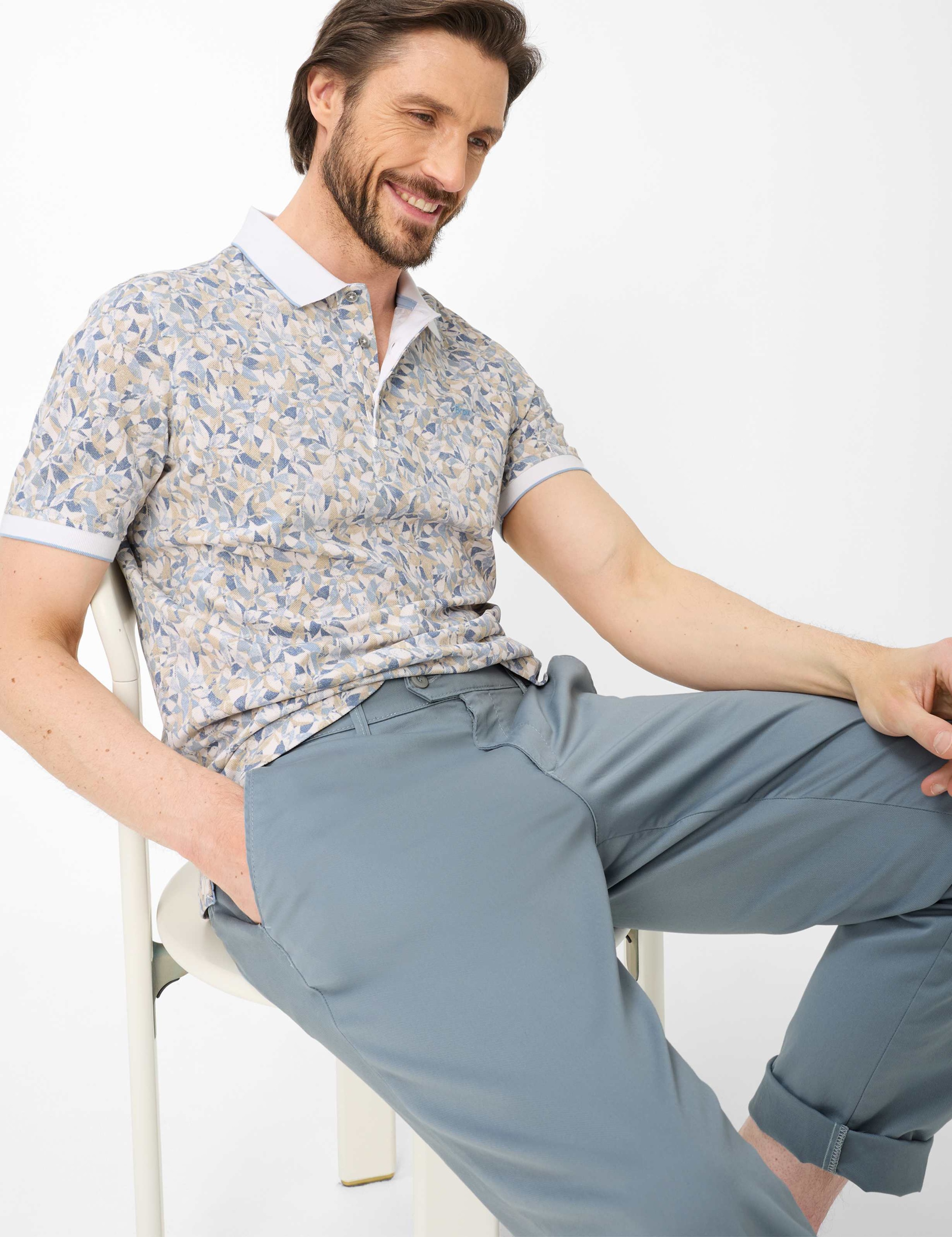 BRAX EUREX JIM Chino Trousers Blue 56 3
