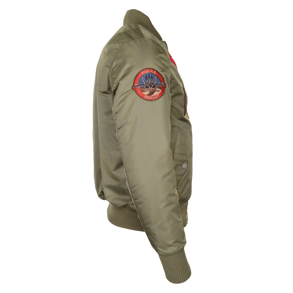 TOP GUN Bomberjacke »im Pilotenstil mit Patches TG20191053«