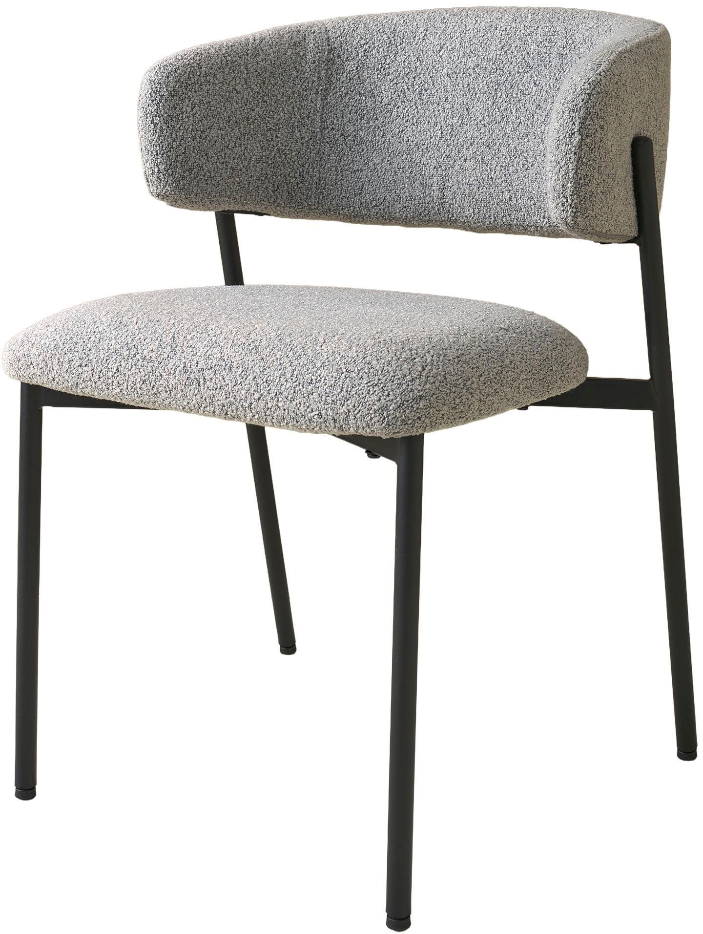 SCHÖNER WOHNEN-Kollektion Esszimmerstuhl »OSLO« (Set) 2 Stk.Bezug Bouclé, Untergestell Metall pulverbeschichtet