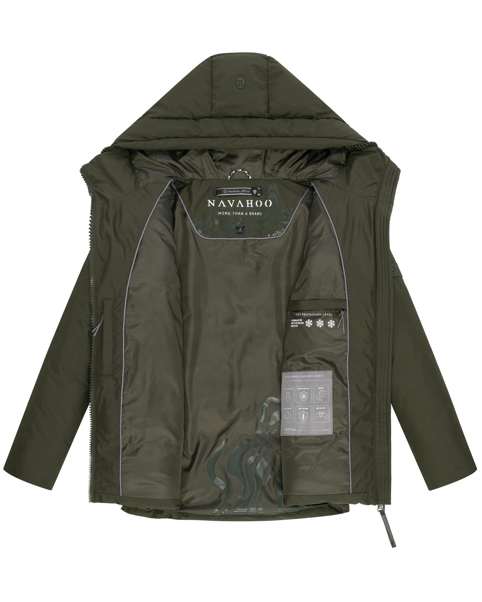 Navahoo Steppjacke »Pastellzauber 14«, mit Kapuze, Winterjacke mit Kapuze