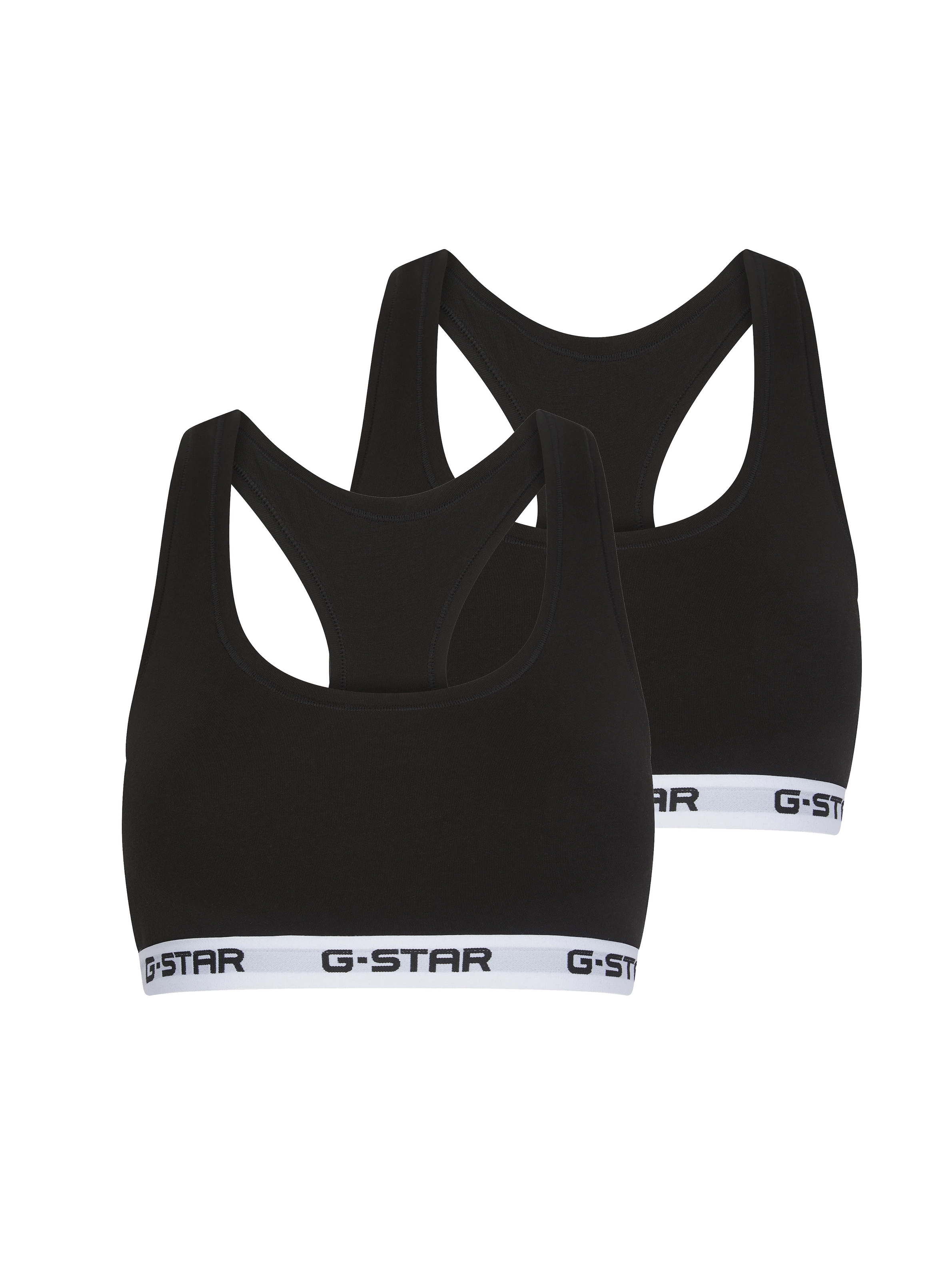 G-STAR Bralette "CARNELIAN, BRAS 2 PACK RACERBACK" Packung, 2 Stk. mit Logo günstig online kaufen