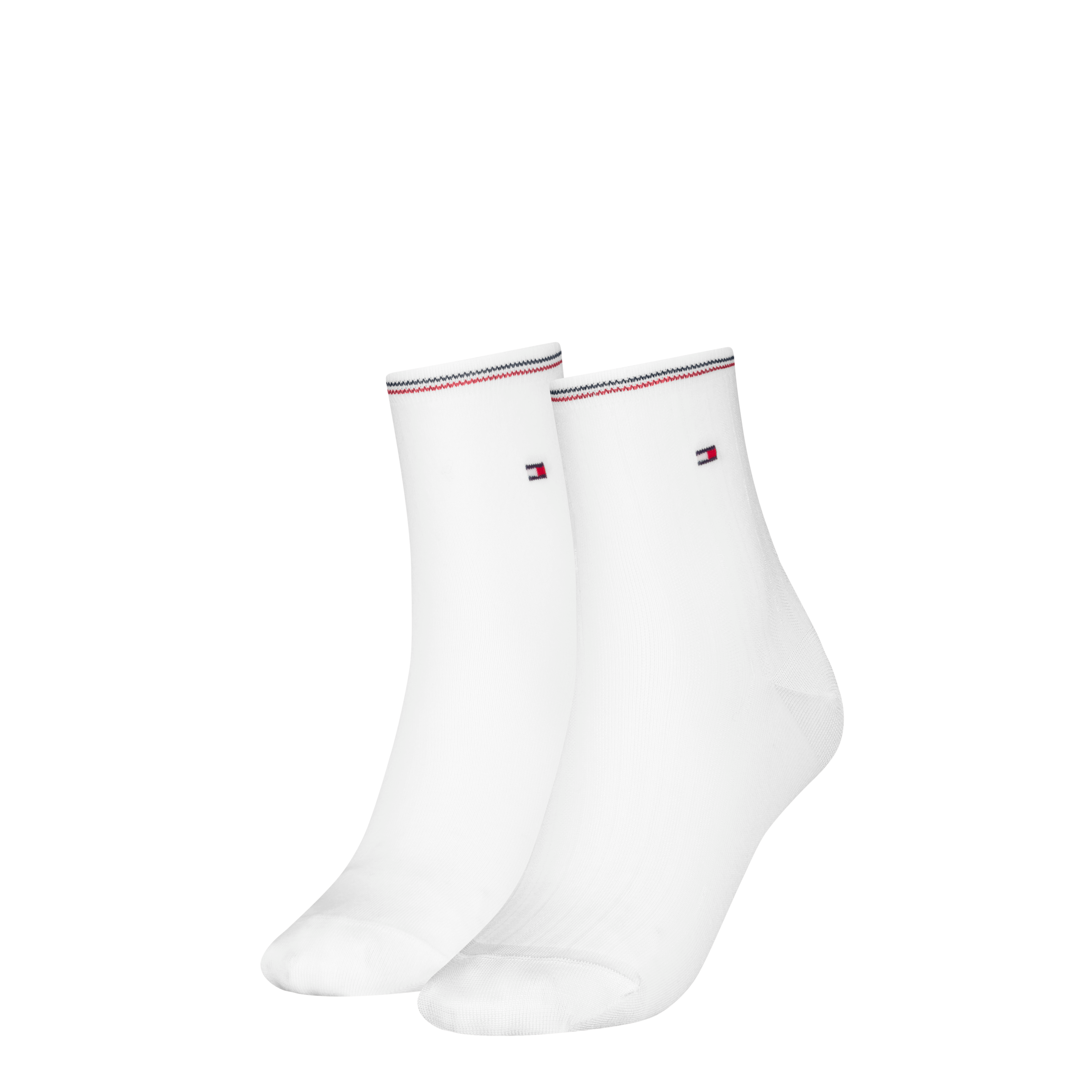 Tommy Hilfiger Socken "TH WOMEN SHORT SOCK 2P SHINE", (2 Paar), mit feinem günstig online kaufen