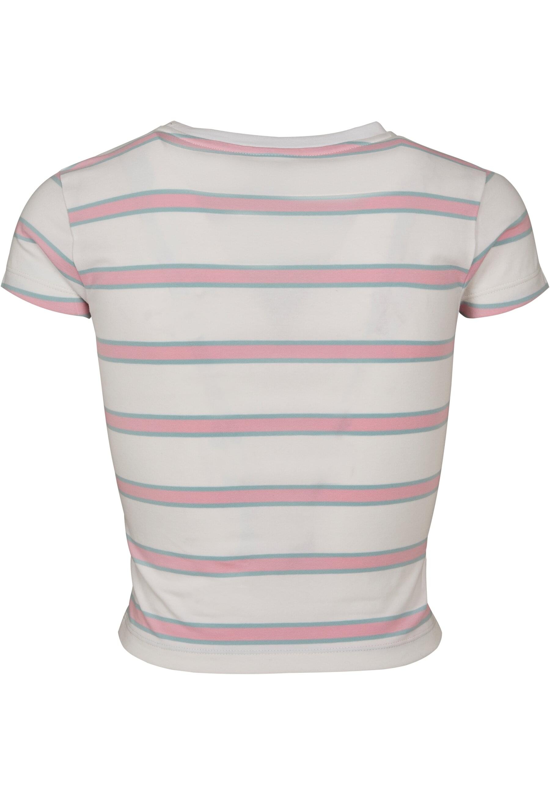 URBAN CLASSICS T-Shirt "Urban Classics Damen Ladies Stripe Cropped Tee", (1 günstig online kaufen