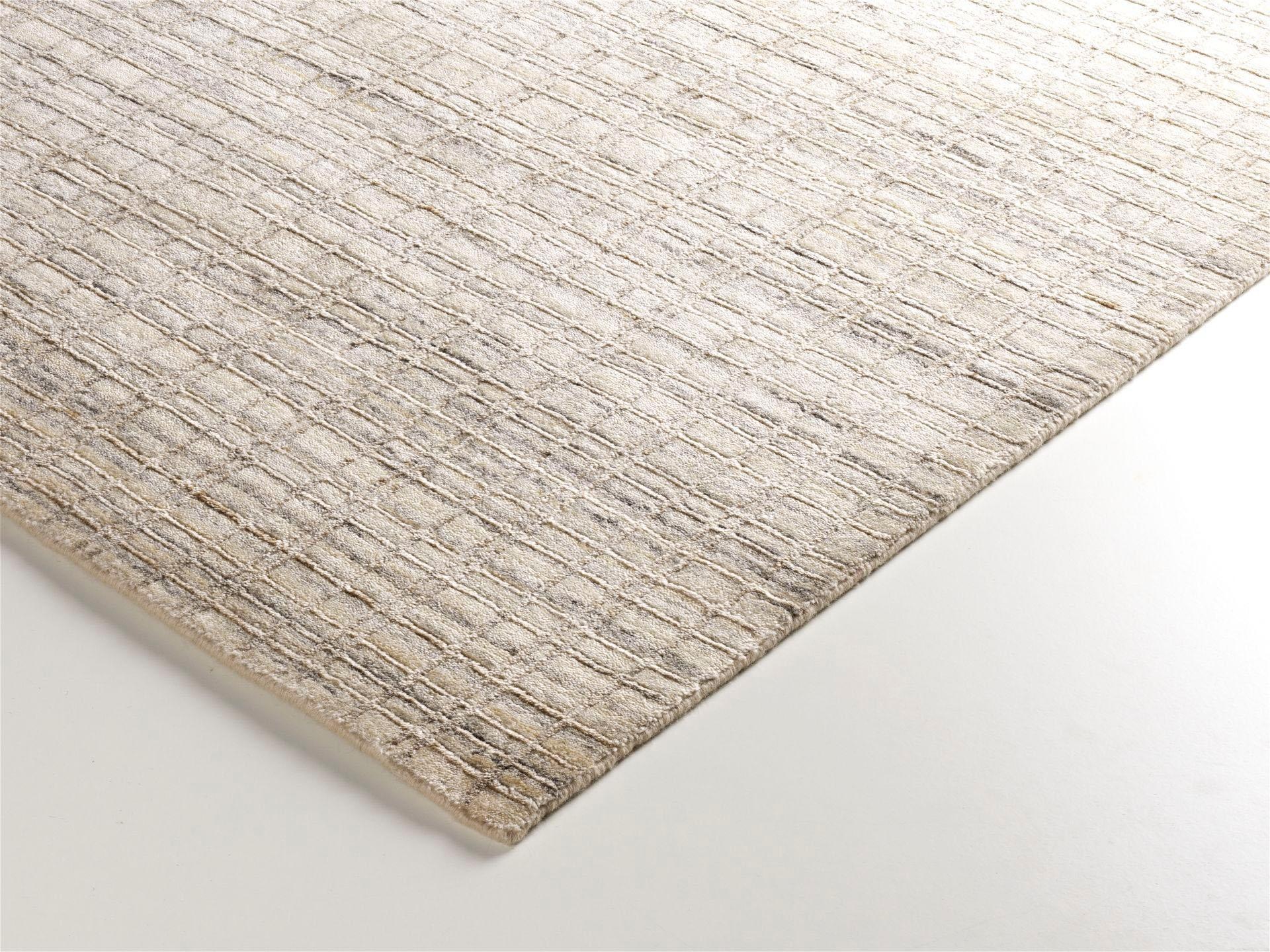 Teppich OCI DIE TEPPICHMARKE "Delima Tarek" Gr. 31, beige, B:140cm H:5mm L:200cm, Viskose, Wolle, Teppiche, Teppich, handgeknüpft, dezenter Glanz, Viskose, Wohnzimmer 2