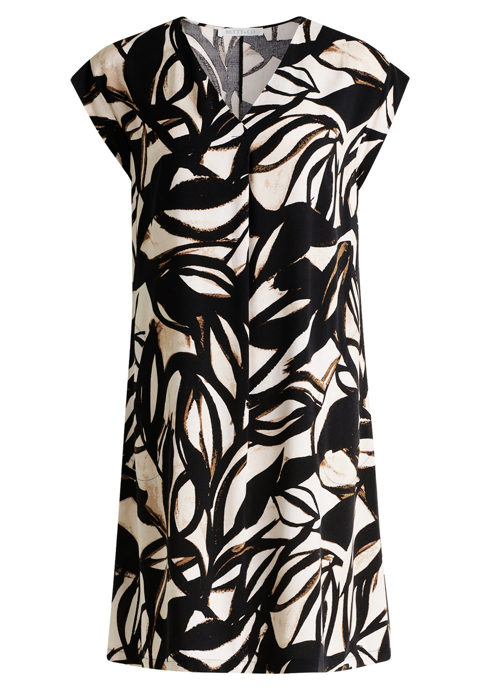 Betty&Co Druckkleid "Damen mit Print" Ohne Tasche Druck günstig online kaufen