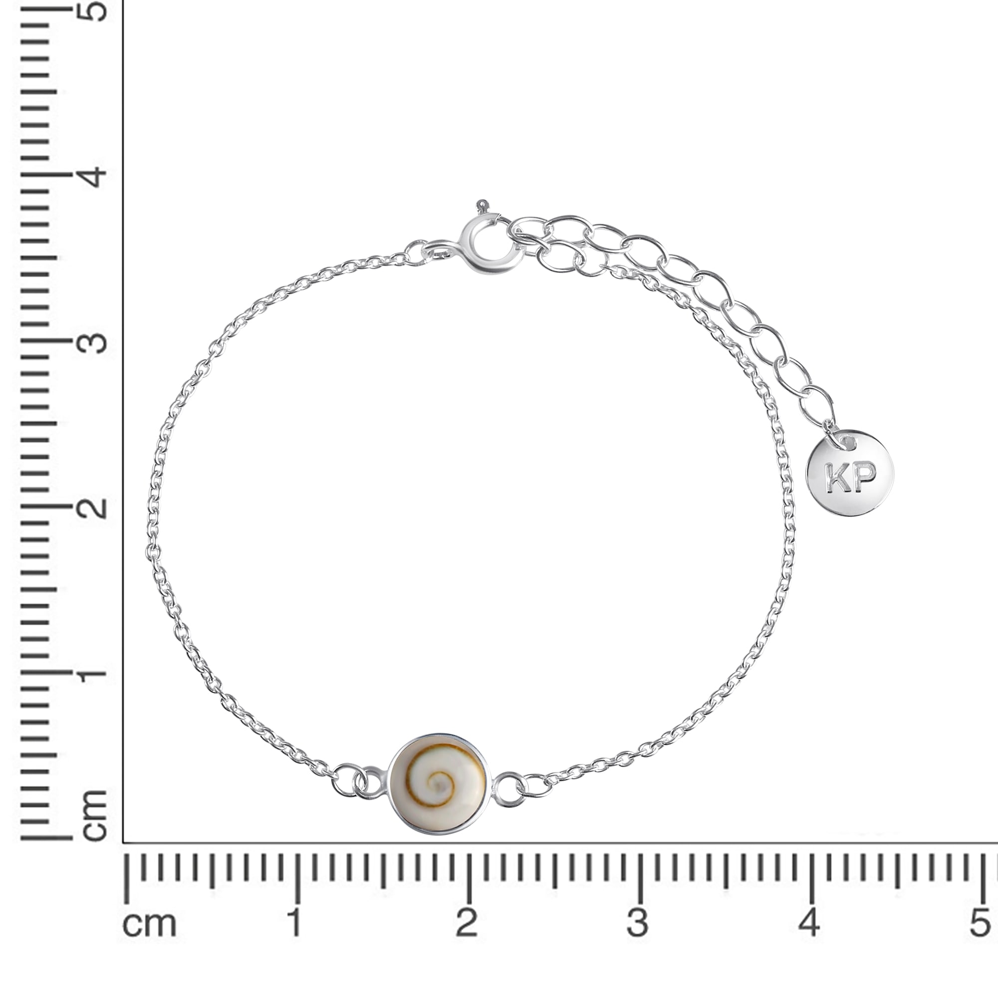 bestellen weiß« BAUR Silber mit | Vivance »925/- online weiß Muschel Armband