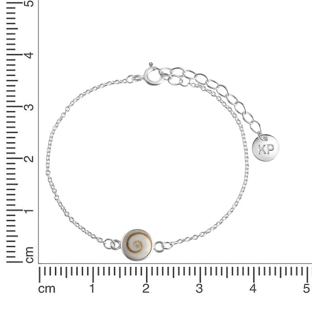 Vivance Armband »925/- Silber weiß mit Muschel weiß« online bestellen | BAUR