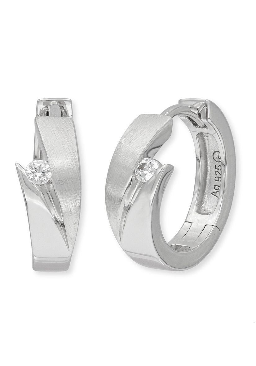 Engelsrufer Orecchini Donna Shiny In Argento Sterling Con Zirconi - Senza Nichel, Ipoallergenici, In Scatola Regalo - 2