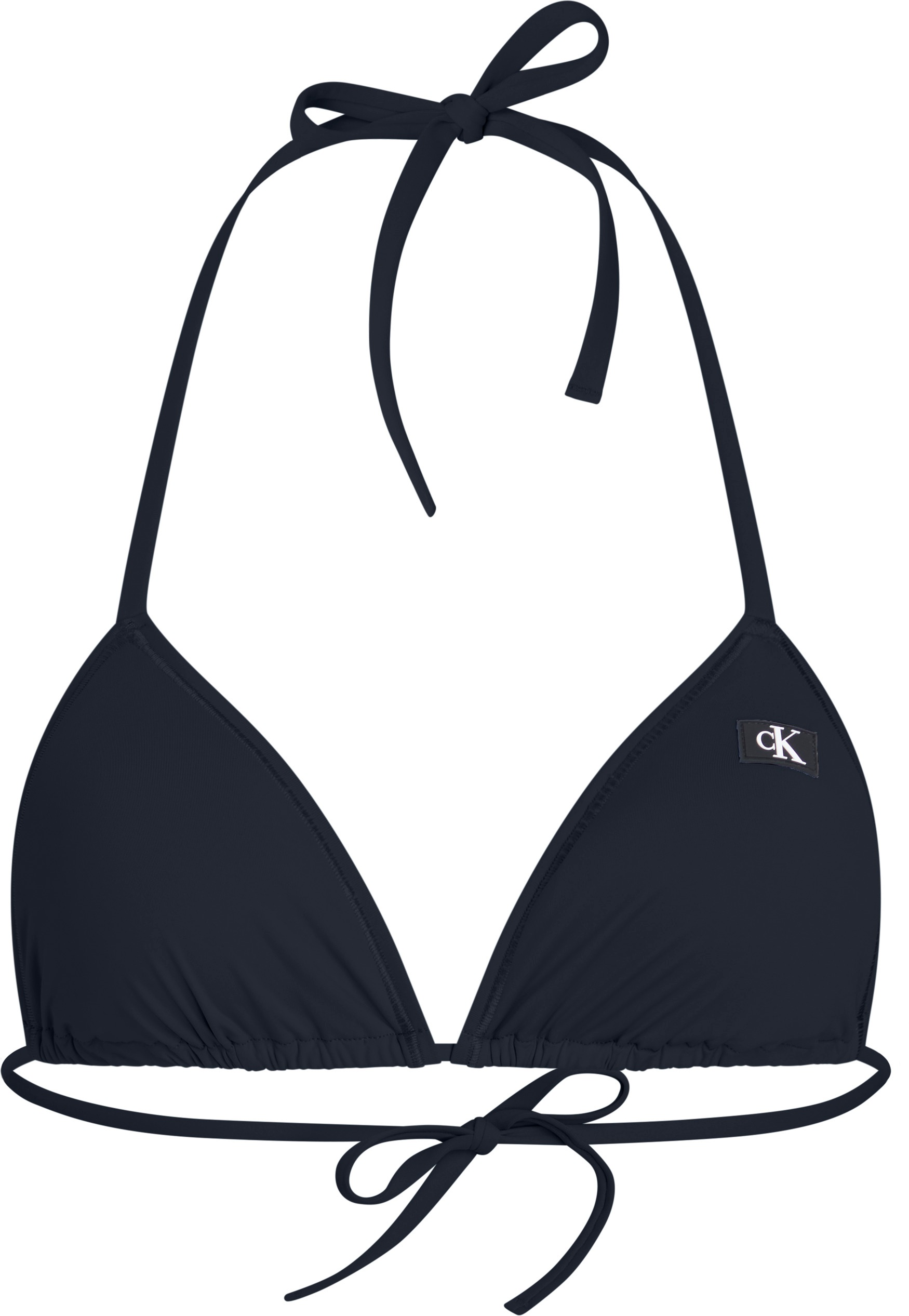 Calvin Klein Swimwear Triangel-Bikini-Top "TRIANGLE-RP", mit Logo-Patch günstig online kaufen