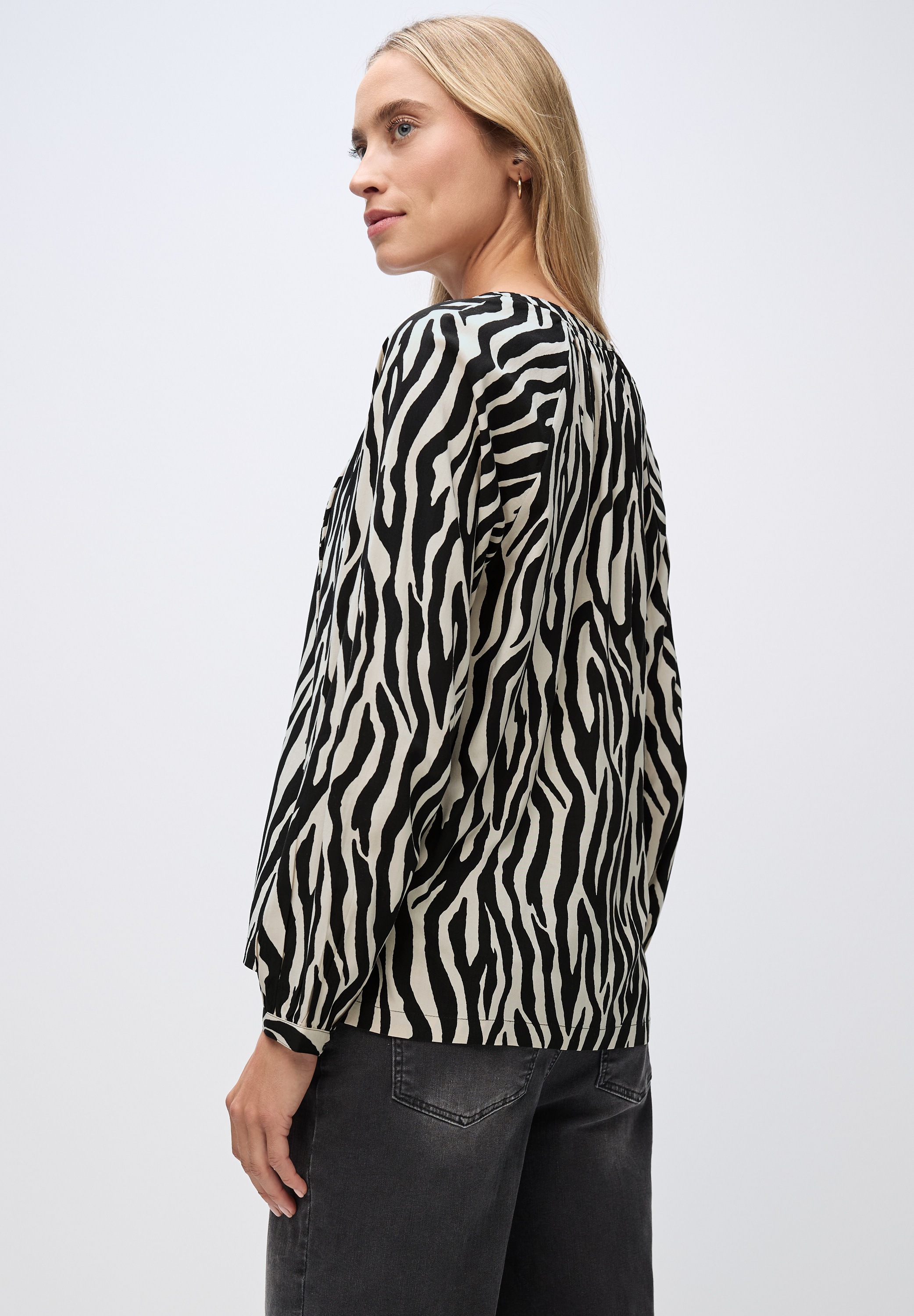 STREET ONE Tunika mit Zebra-Print günstig online kaufen
