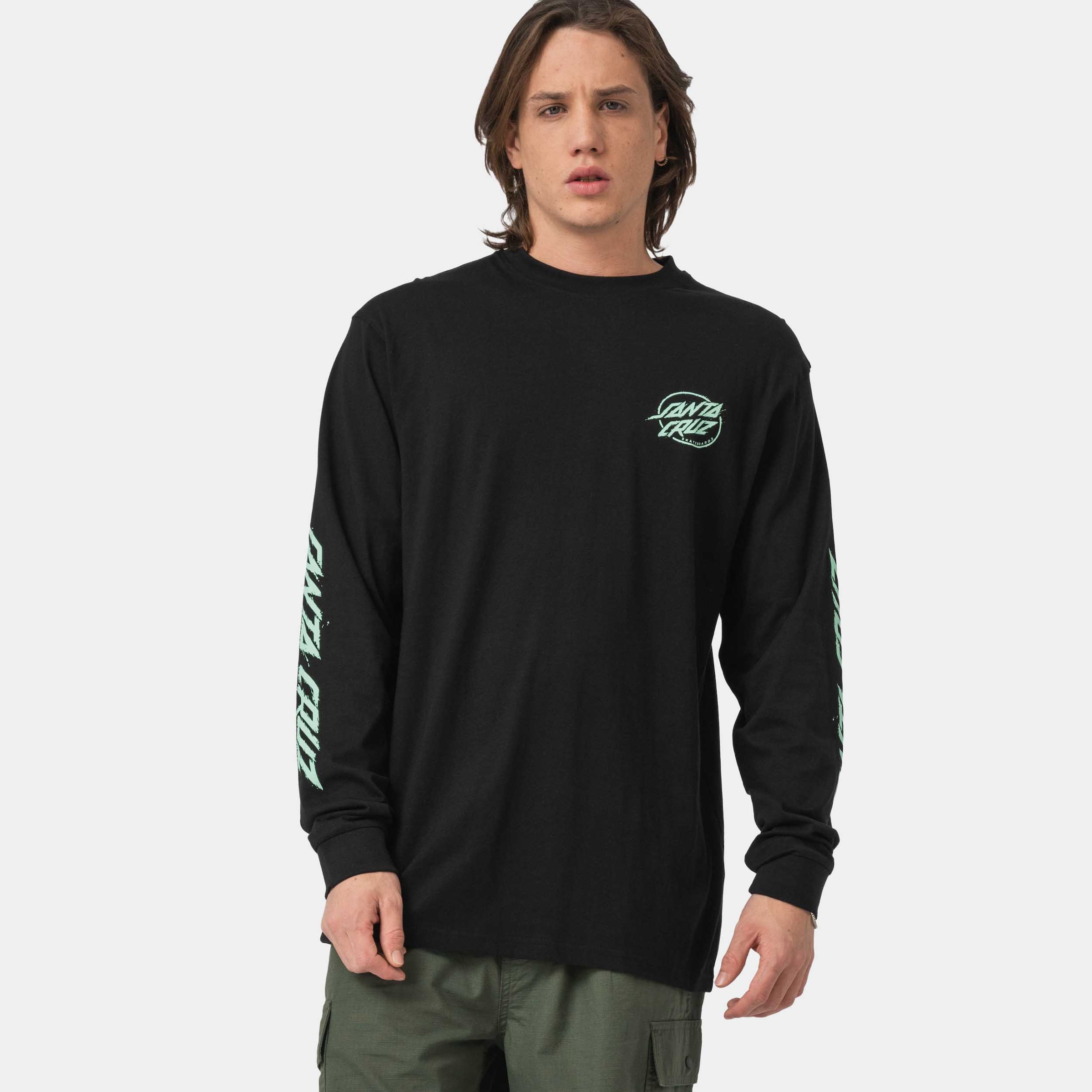 Santa Cruz Langarmshirt "CYBER DOT LS T-SHIRT" 1 Stk. tlg. günstig online kaufen