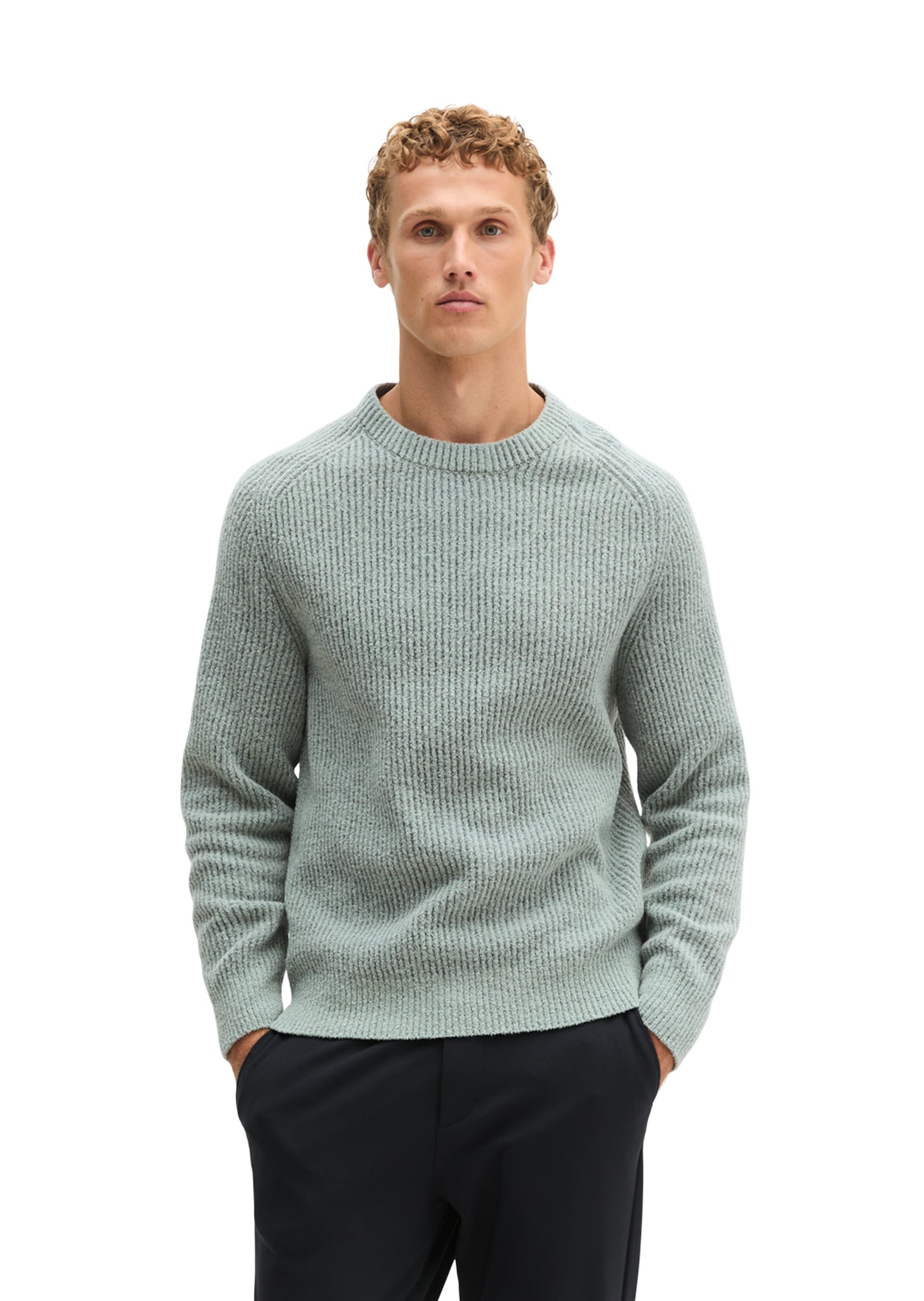 Marc OPolo Strickpullover "aus weichem Schurwolle-Mix"