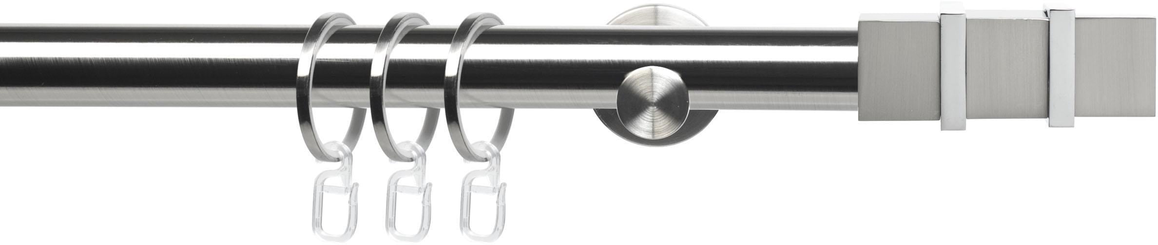 Liedeco Gardinenstange "CELQUADE01SG1L" Ø 25 mm 1 läufig-läufig Fixmaß 1-lä günstig online kaufen