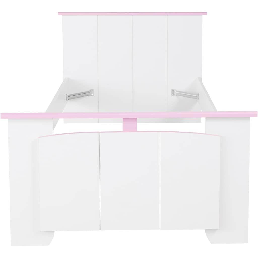 Parisot Jugendzimmer-Set »Biotiful«, (Set, 4 St., Bett, Nachttisch, Schrank, Kommode, Schreibtisch)