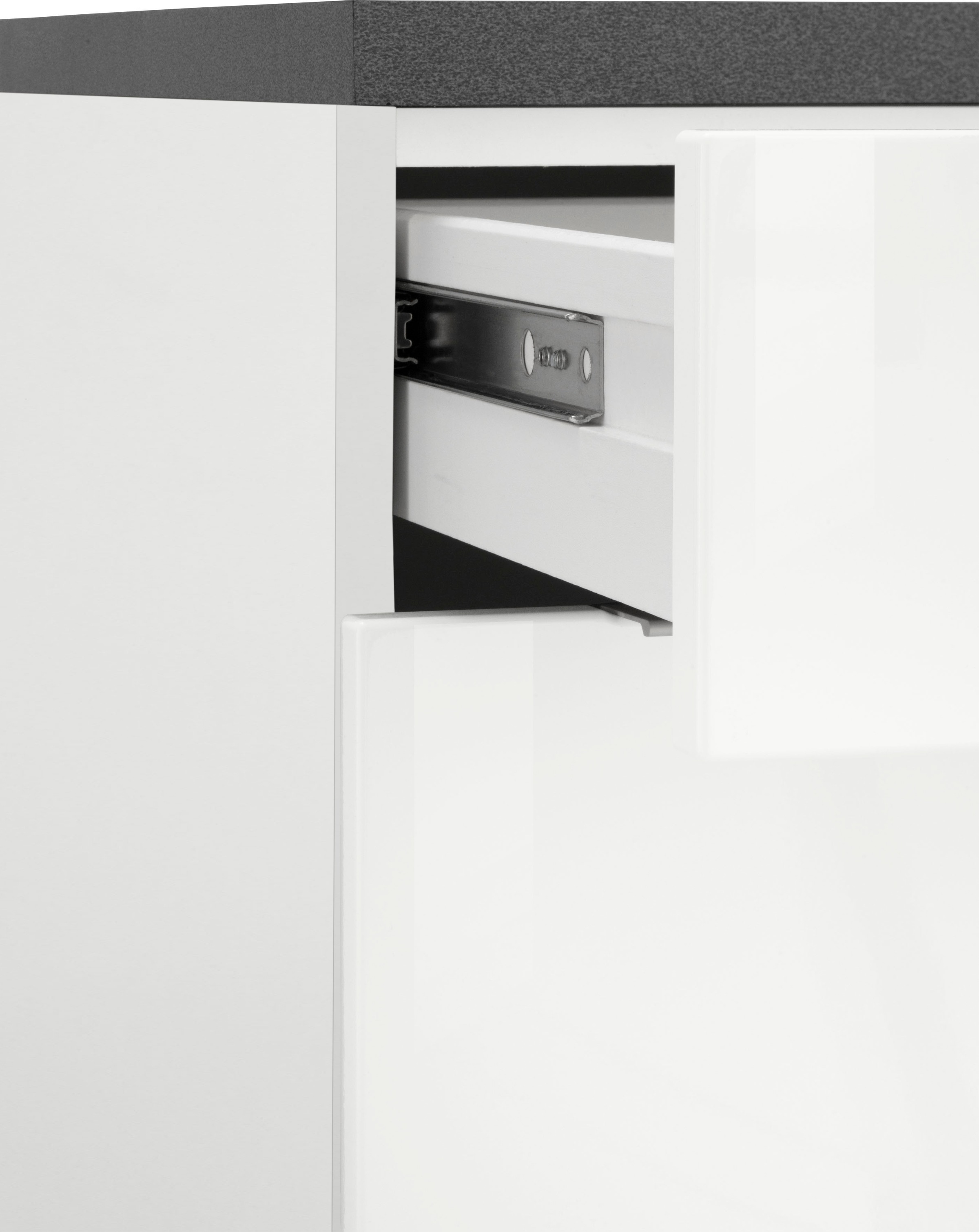 KOCHSTATION Winkelküche »KS-Brindisi«, Stellbreite 220/220 cm, wahlweise mit E-Geräten, mit MDF-Fronten