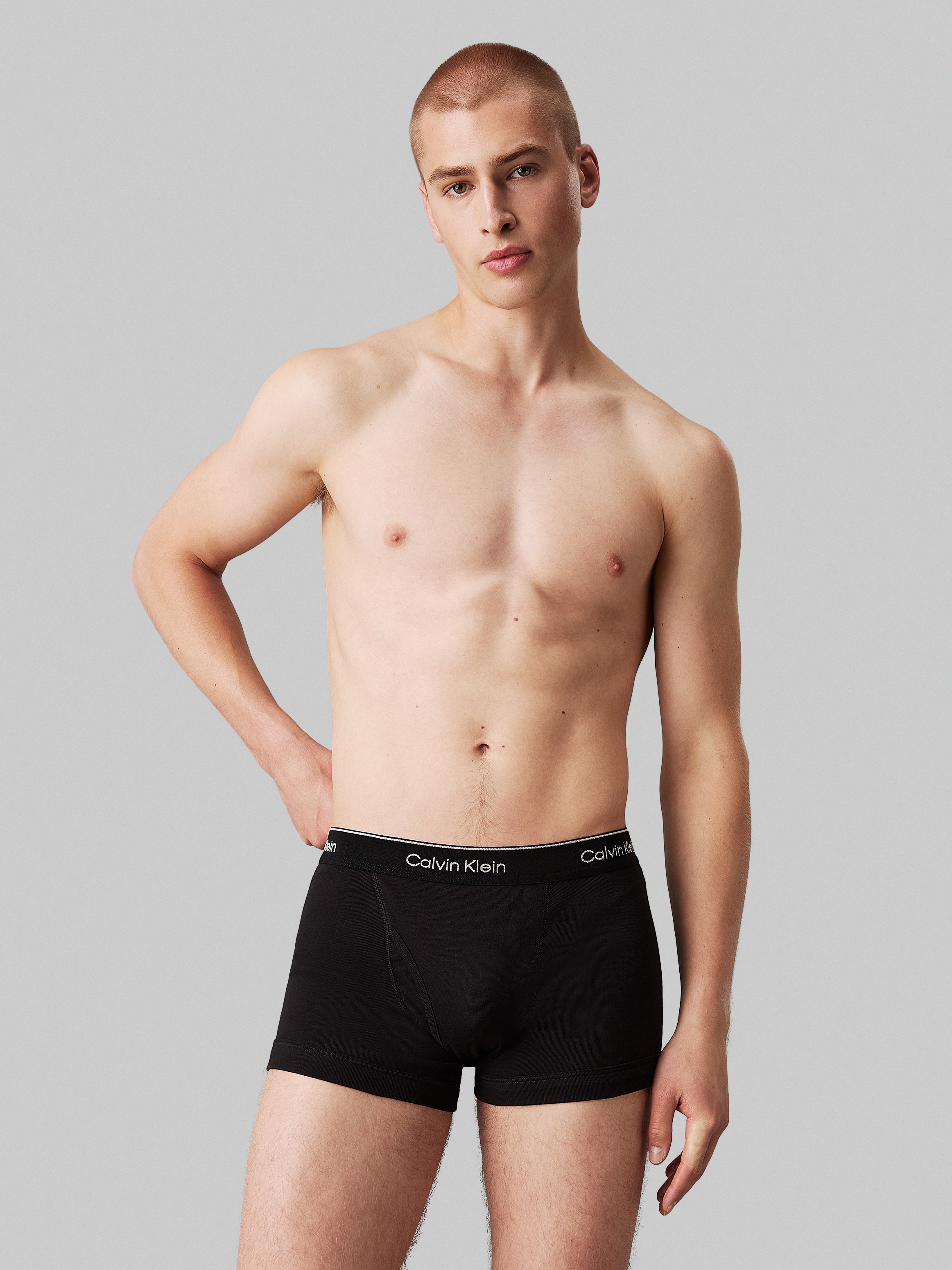 Calvin Klein Underwear Boxershorts "TRUNK 3PK", (Packung, 3er-Pack), mit Lo günstig online kaufen