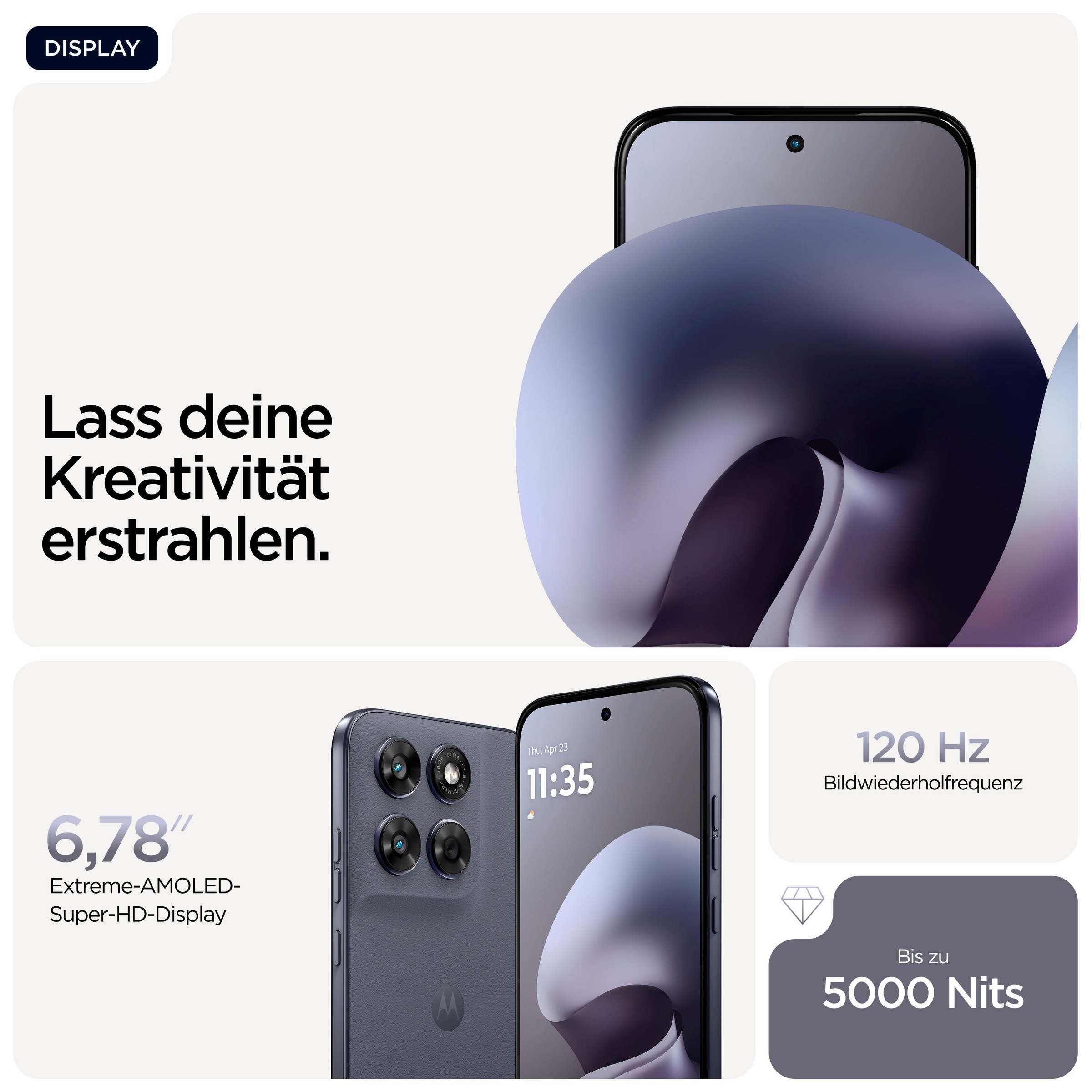 Motorola Smartphone »moto g67« PANTONE® Arctic Seal