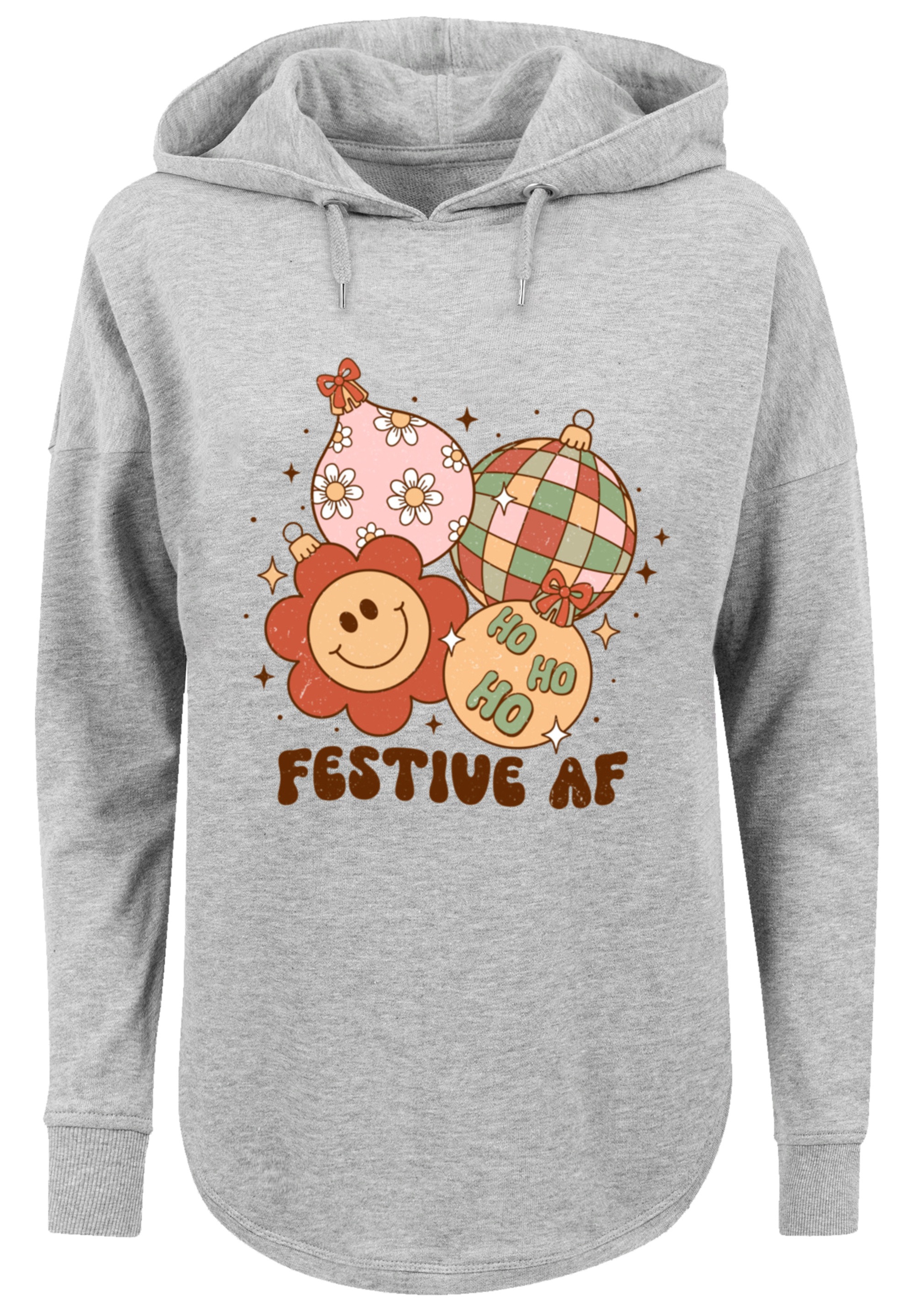 F4NT4STIC Kapuzenpullover »Festive AF Weihnachten Tree Balls«, Premium Qualität, Weihnachts-Kollection